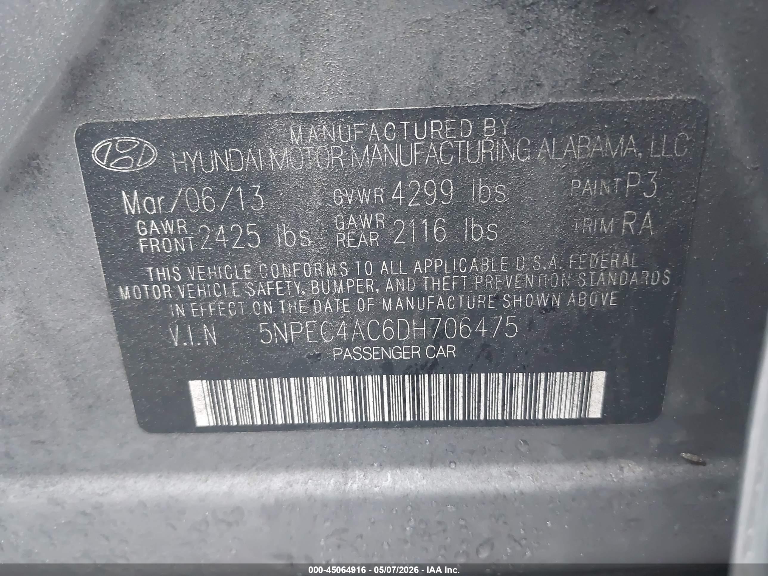 HYUNDAI SONATA image 9