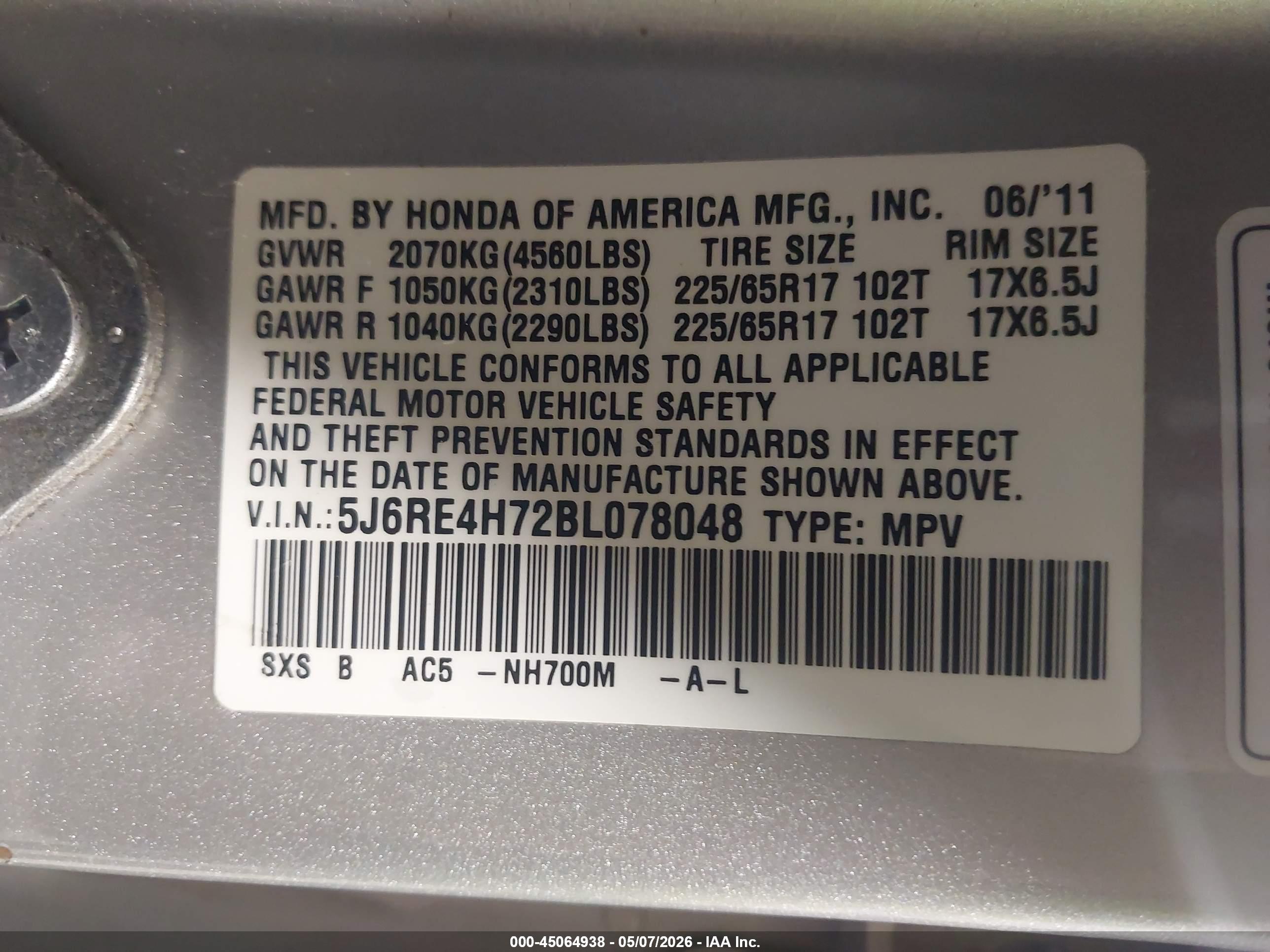 HONDA CR-V image 9