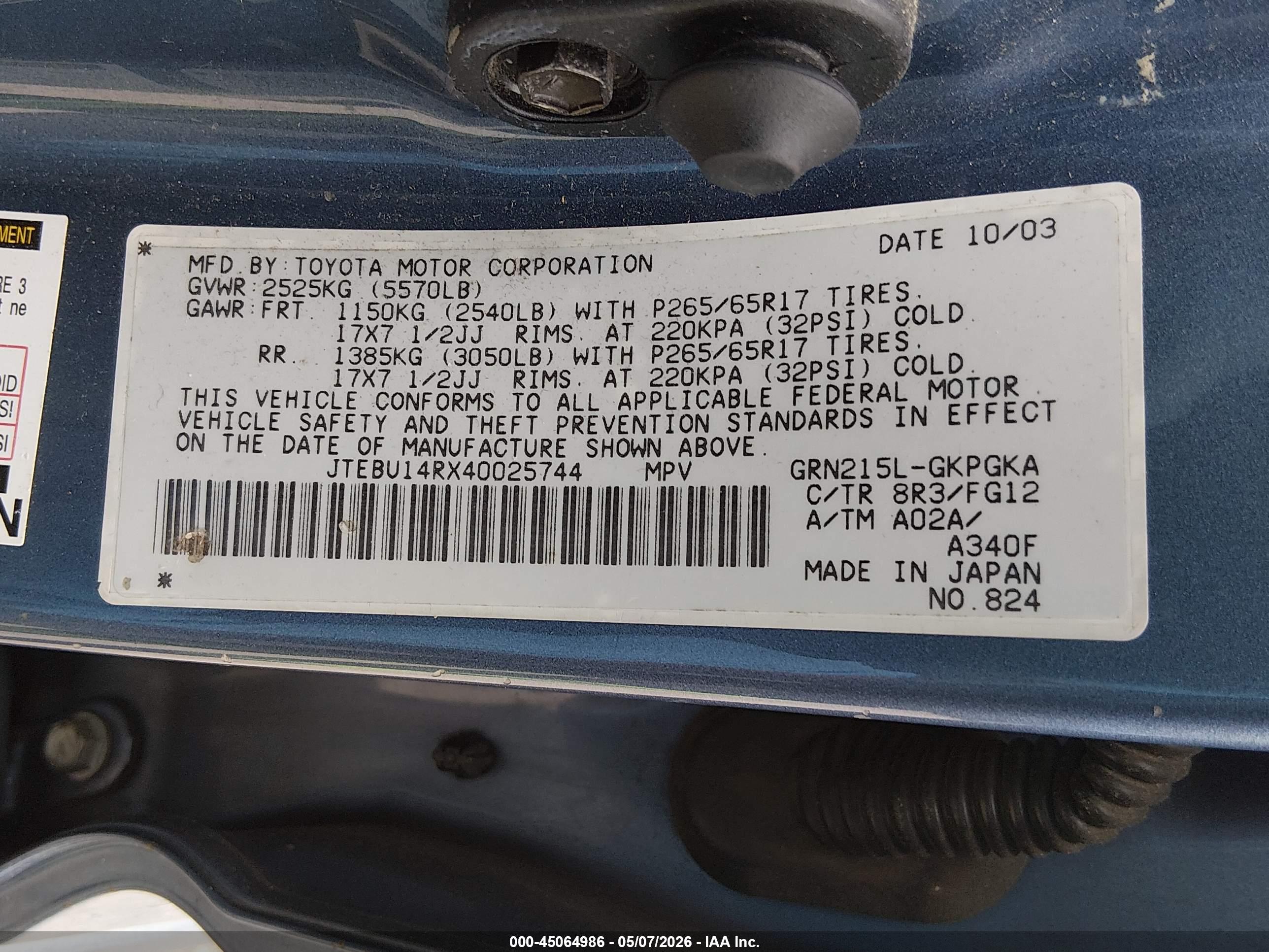 TOYOTA 4RUNNER image 9