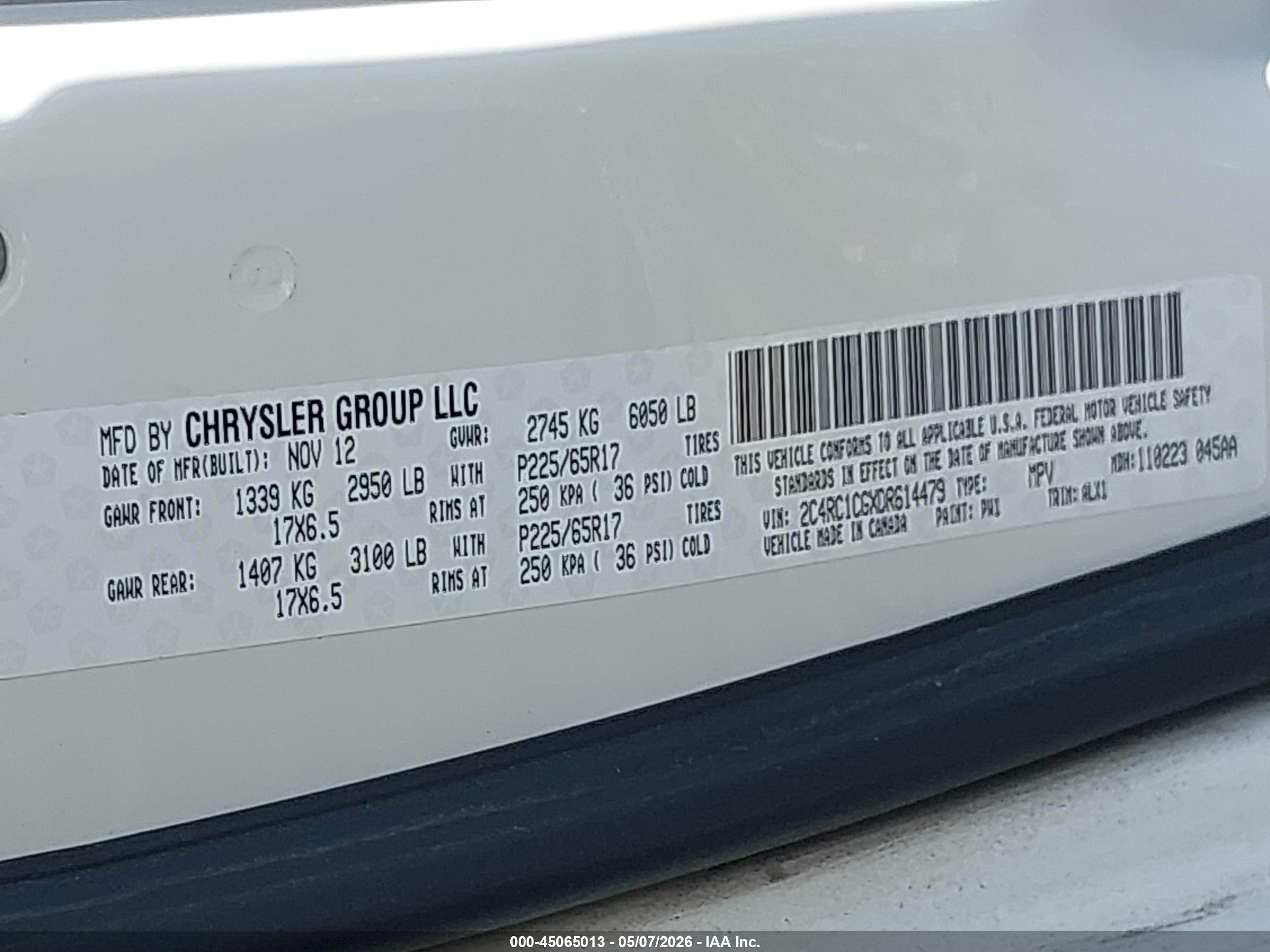 CHRYSLER TOWN image 9