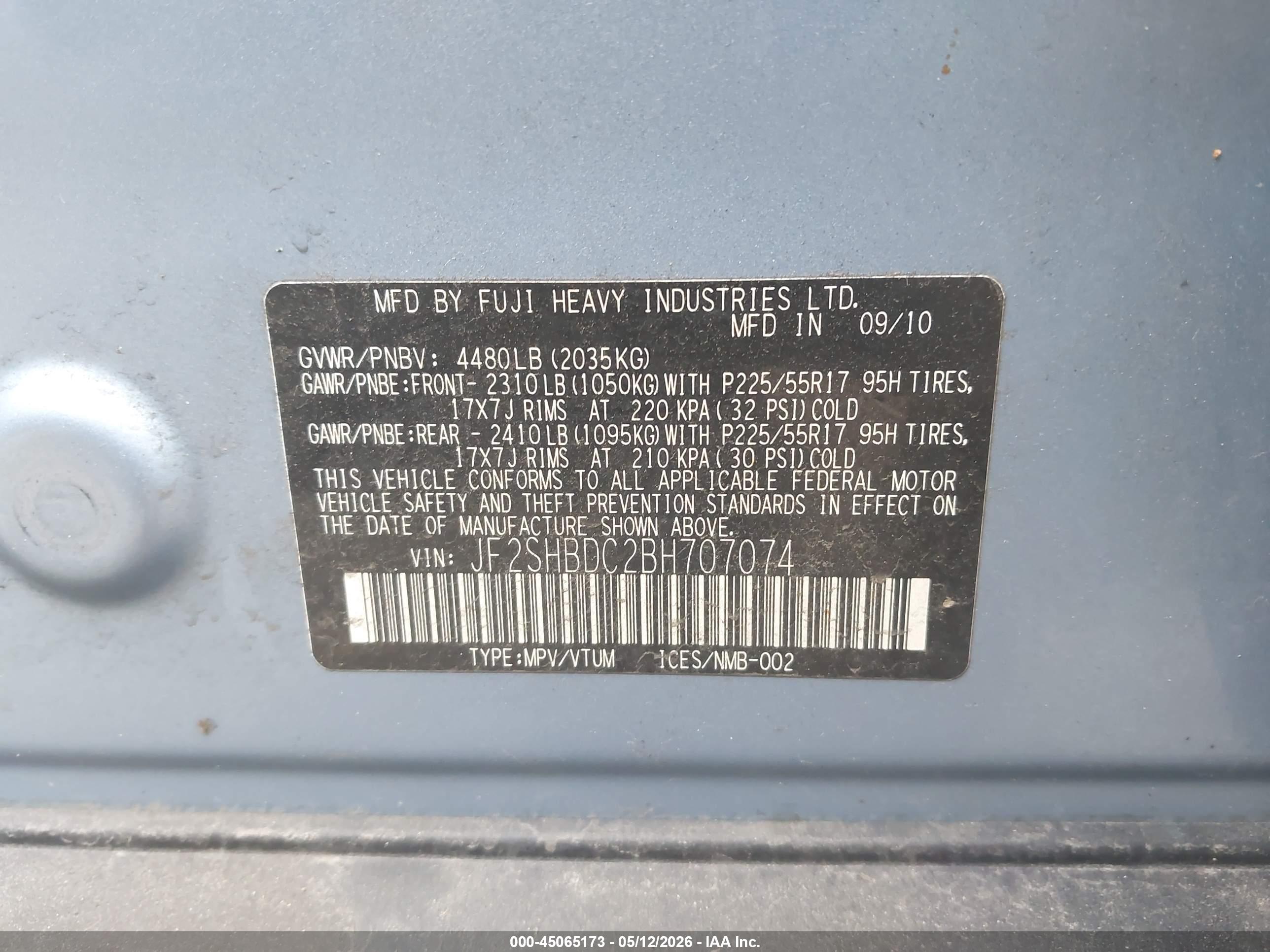 SUBARU FORESTER image 9