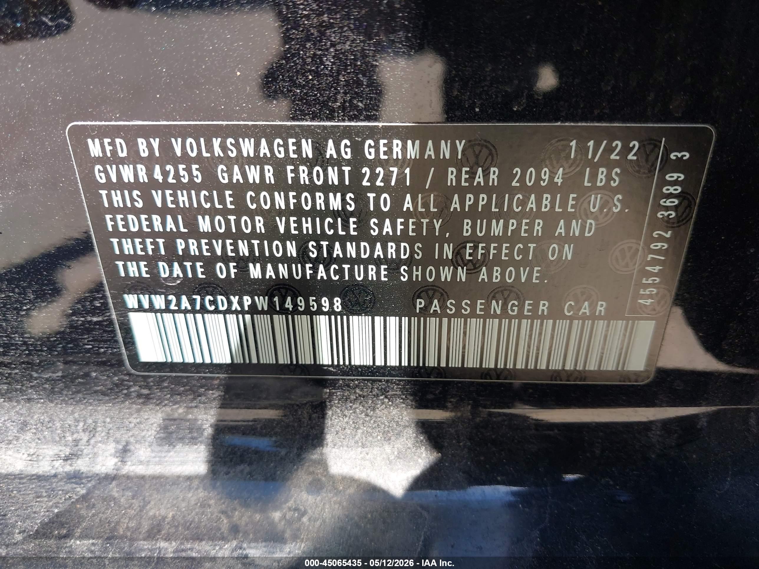 VOLKSWAGEN GOLF image 9