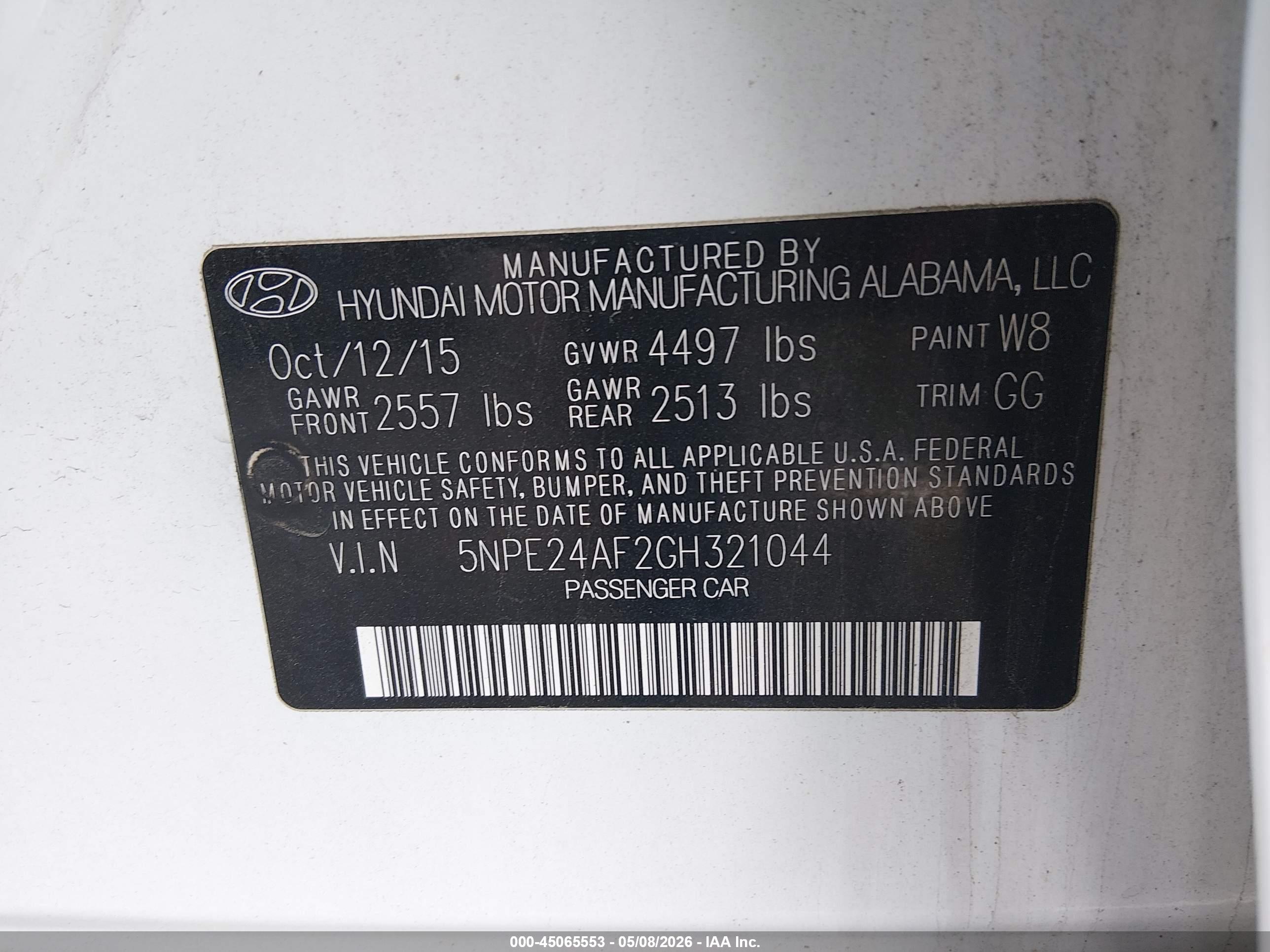 HYUNDAI SONATA image 9
