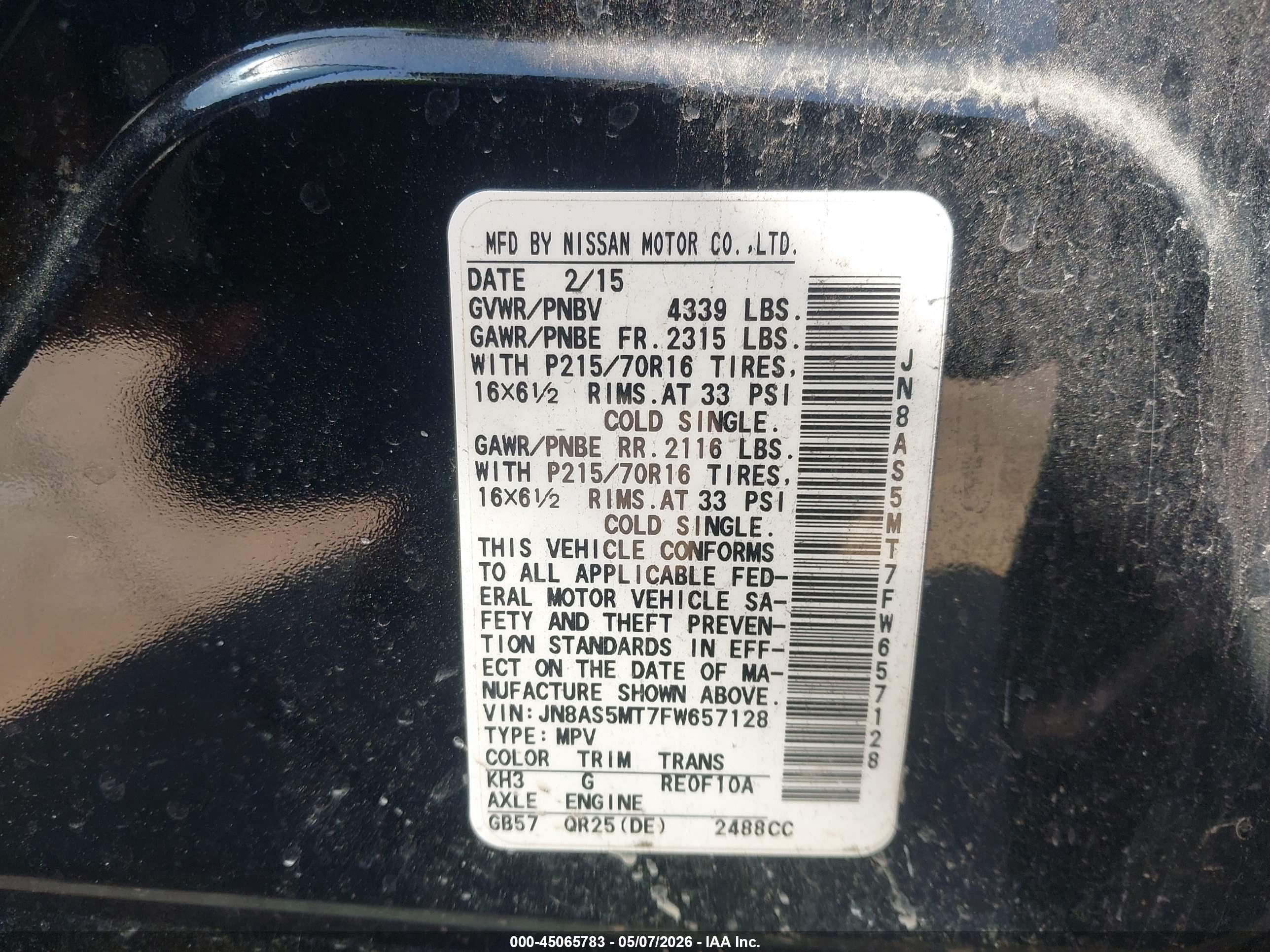 NISSAN ROGUE image 9