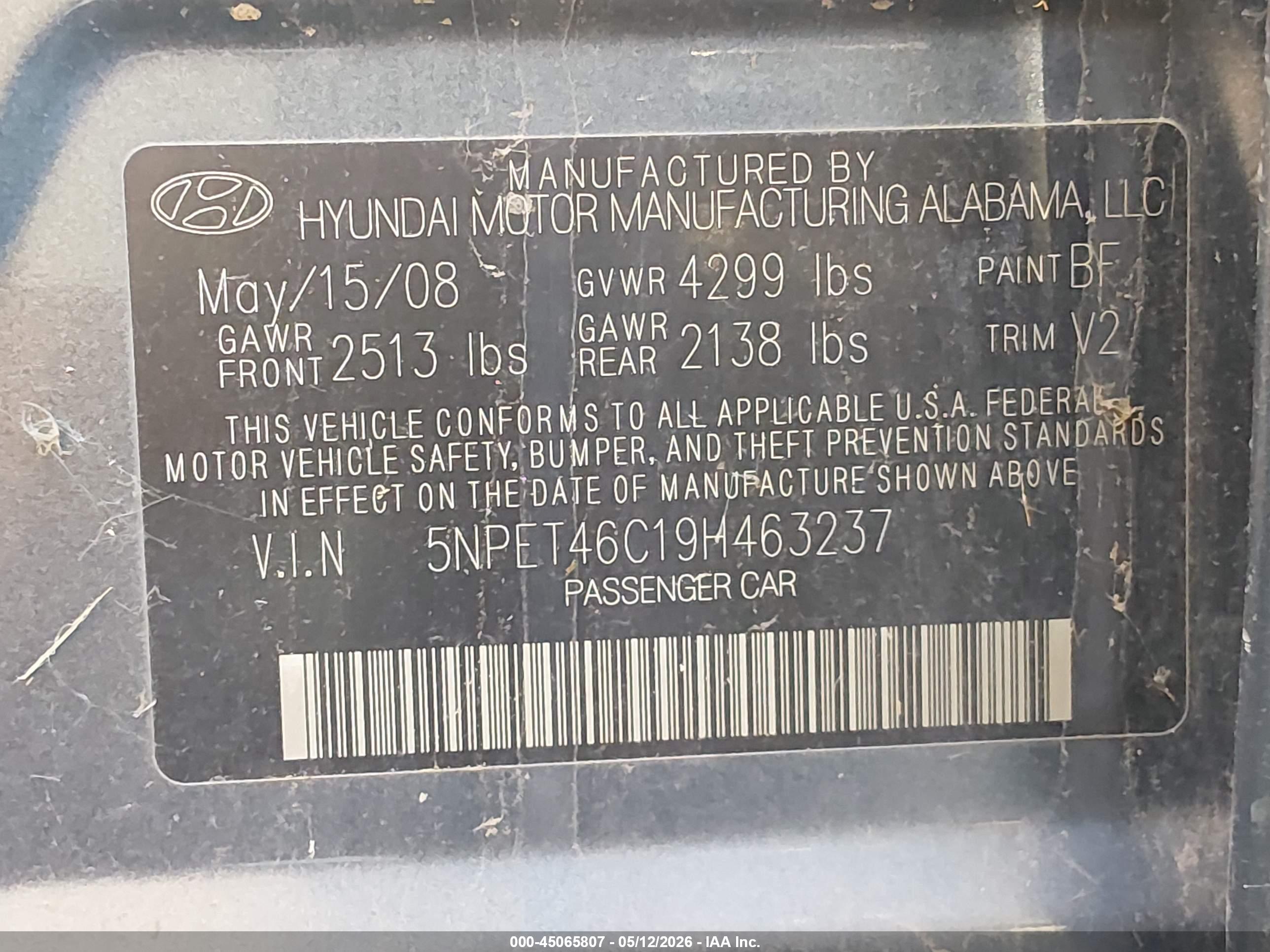 HYUNDAI SONATA image 9