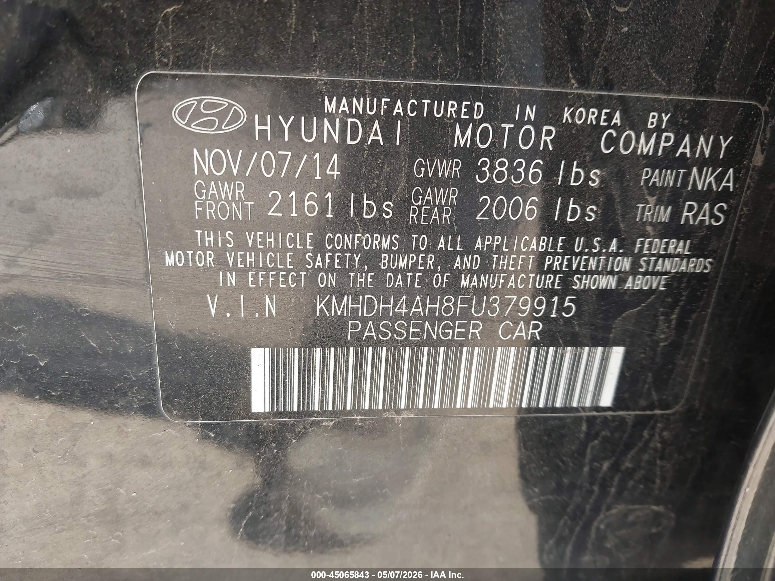 HYUNDAI ELANTRA image 9