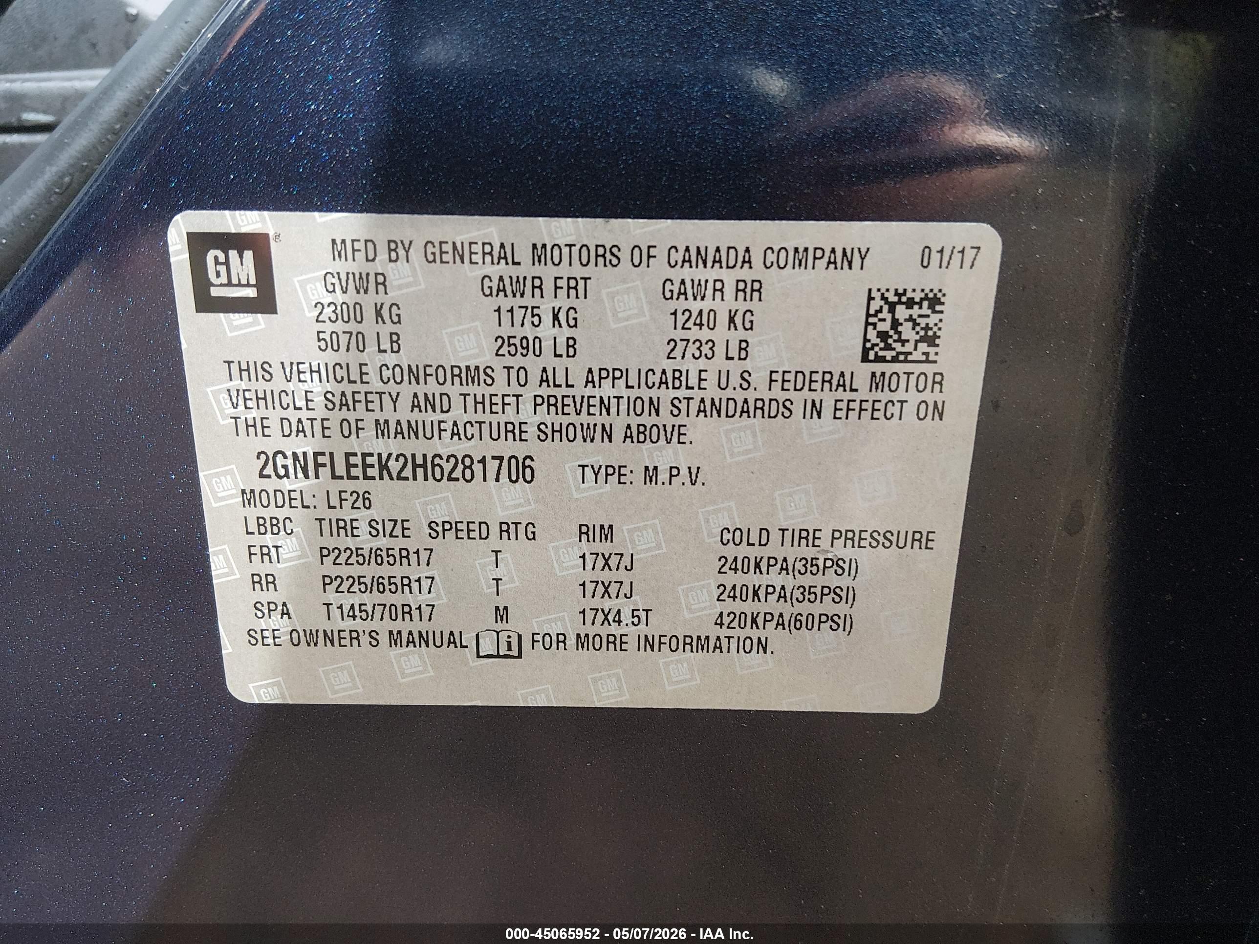CHEVROLET EQUINOX image 9