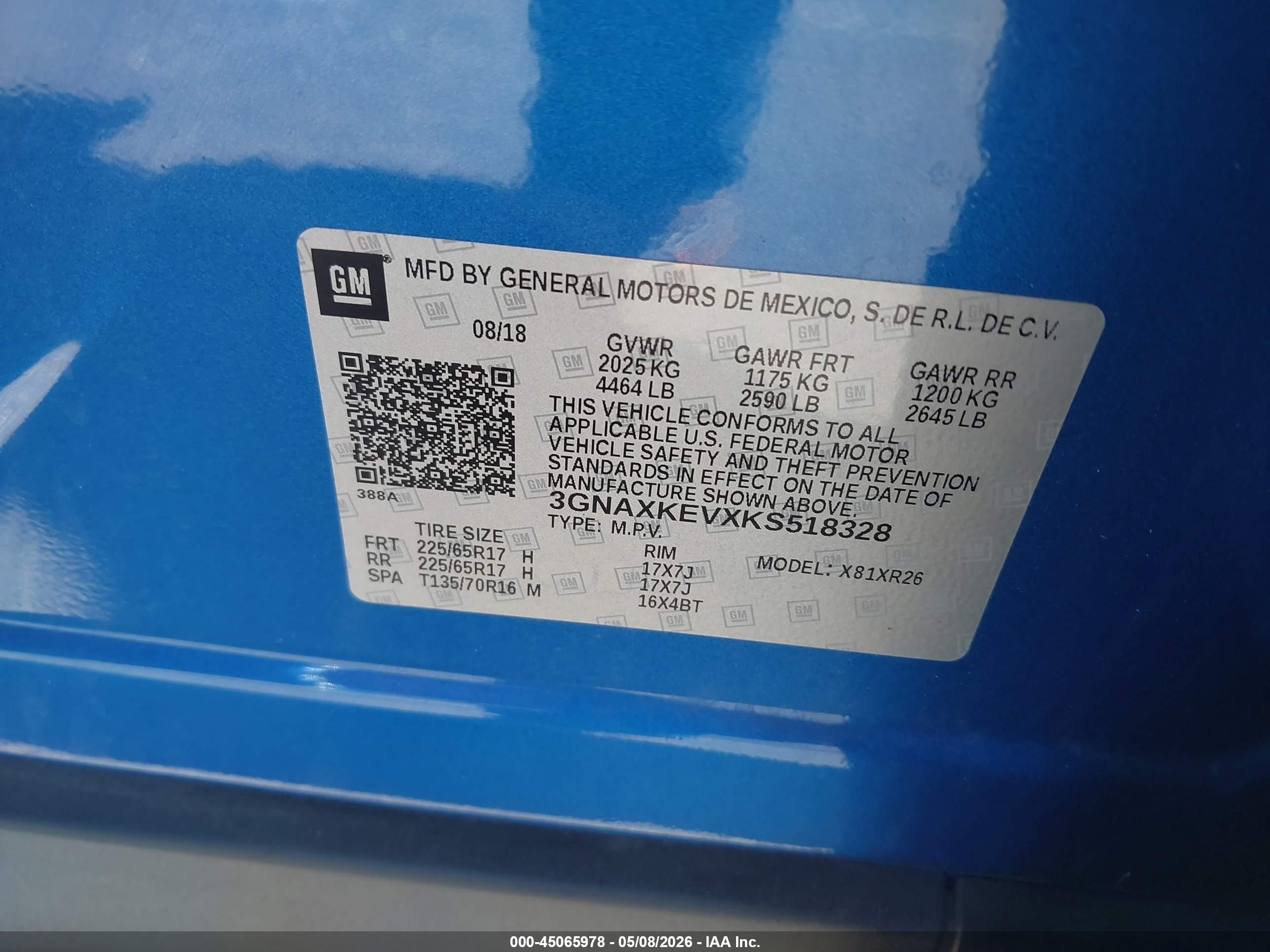 CHEVROLET EQUINOX image 9
