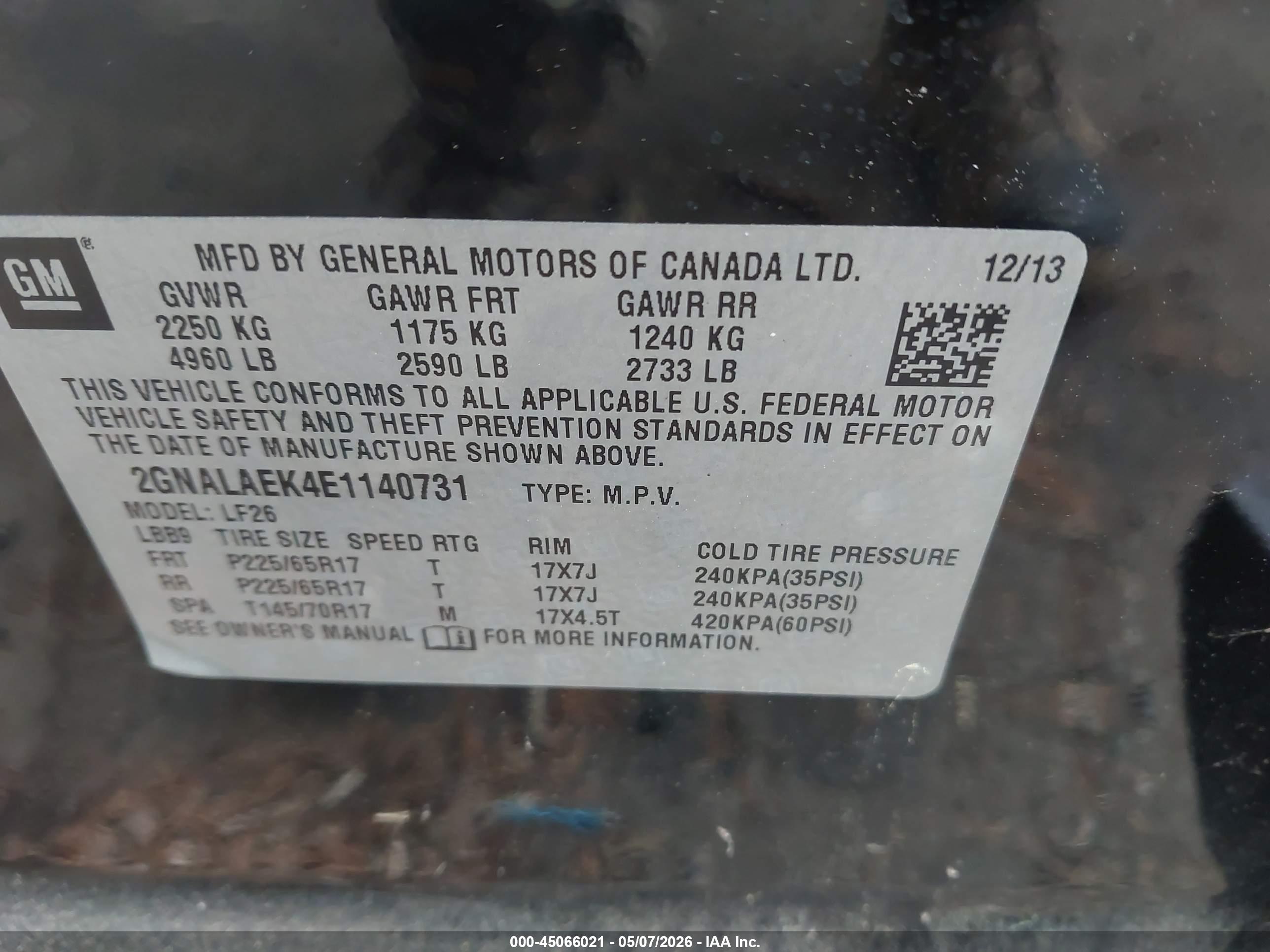 CHEVROLET EQUINOX image 9