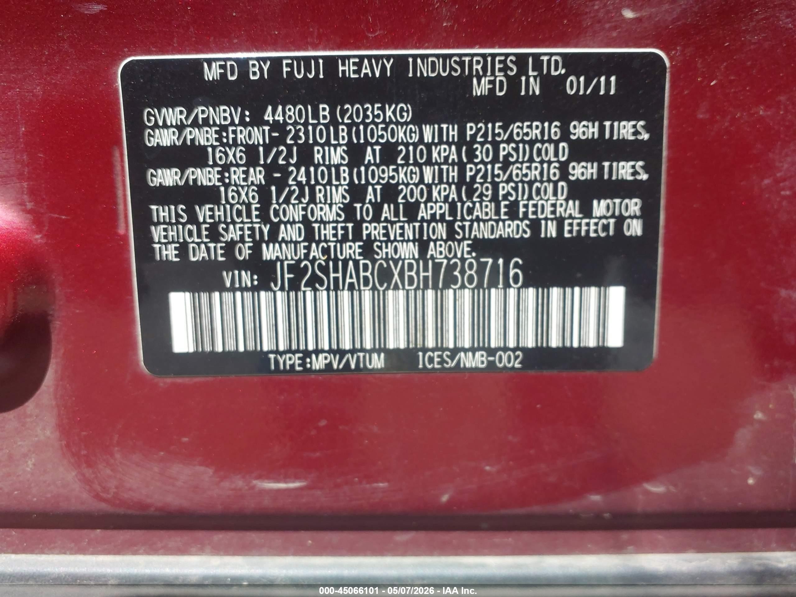 SUBARU FORESTER image 9
