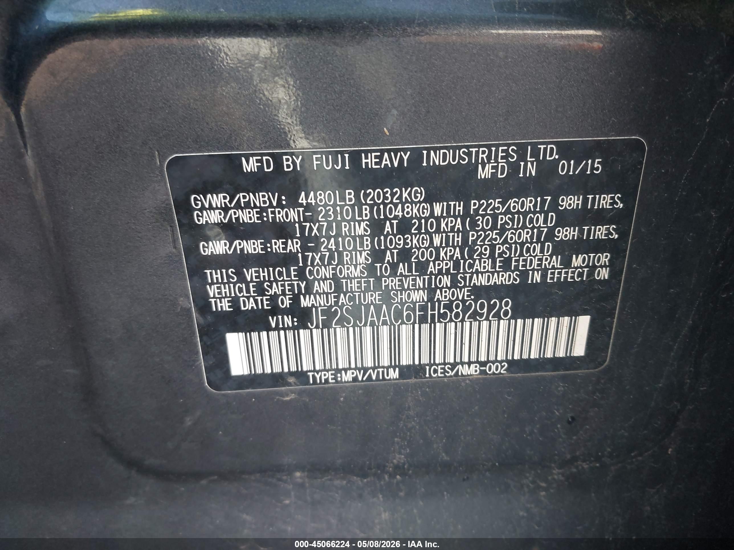 SUBARU FORESTER image 9