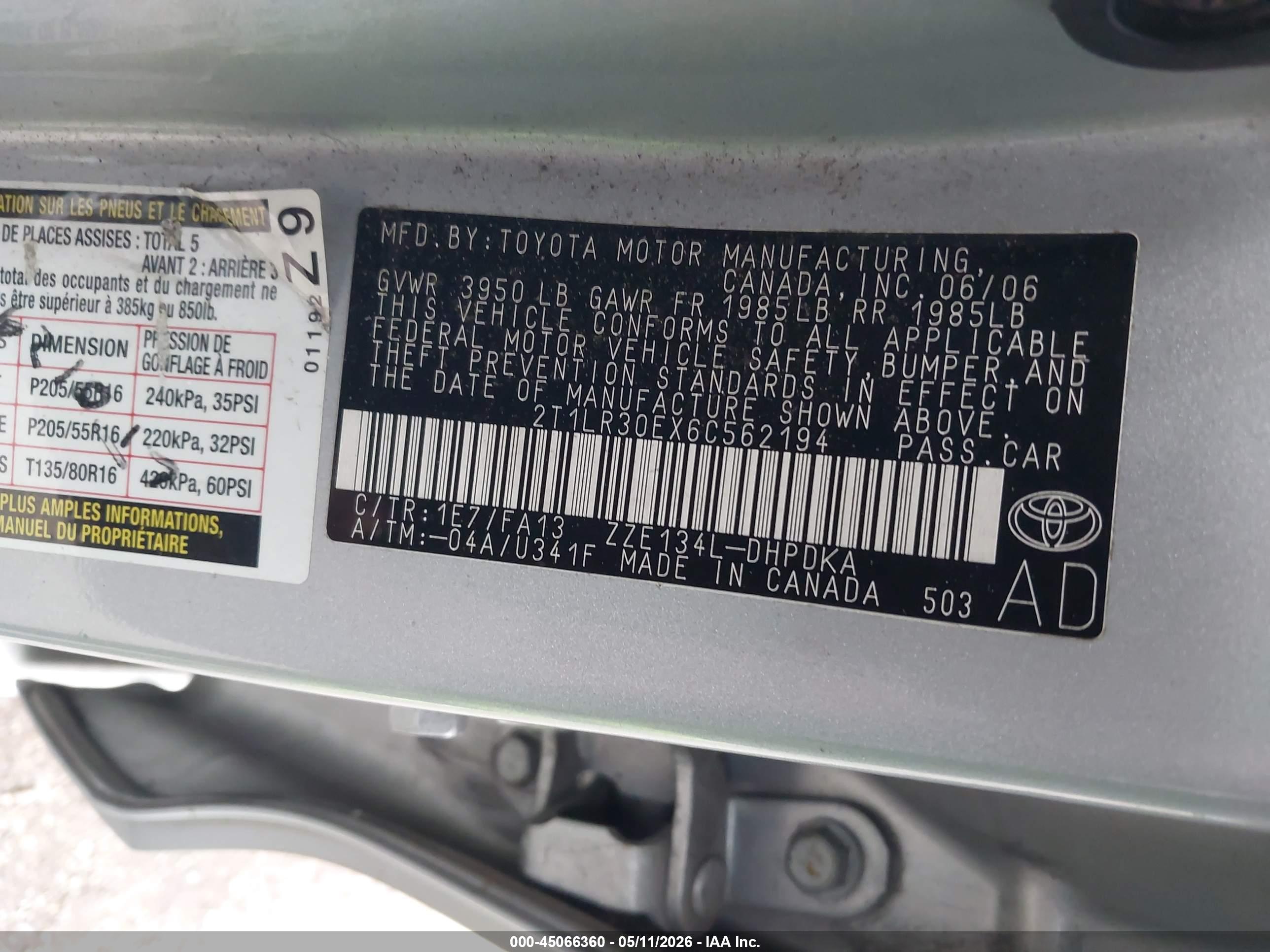 TOYOTA MATRIX image 9