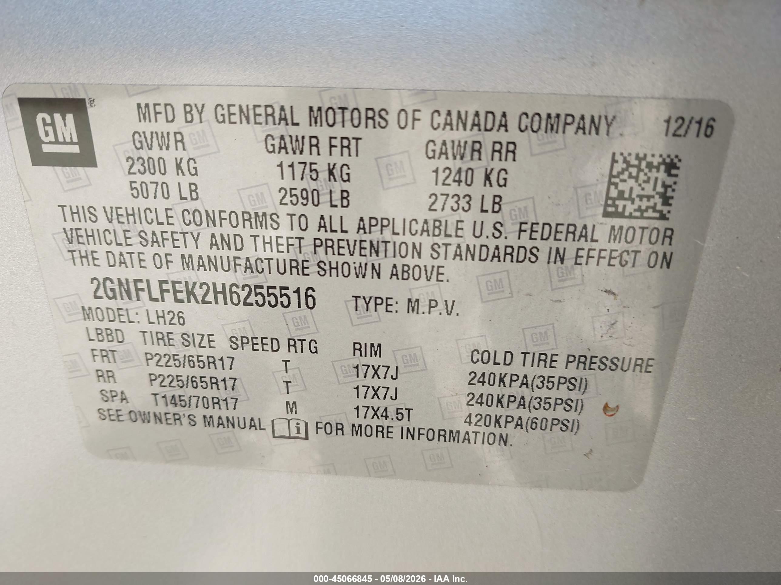 CHEVROLET EQUINOX image 9