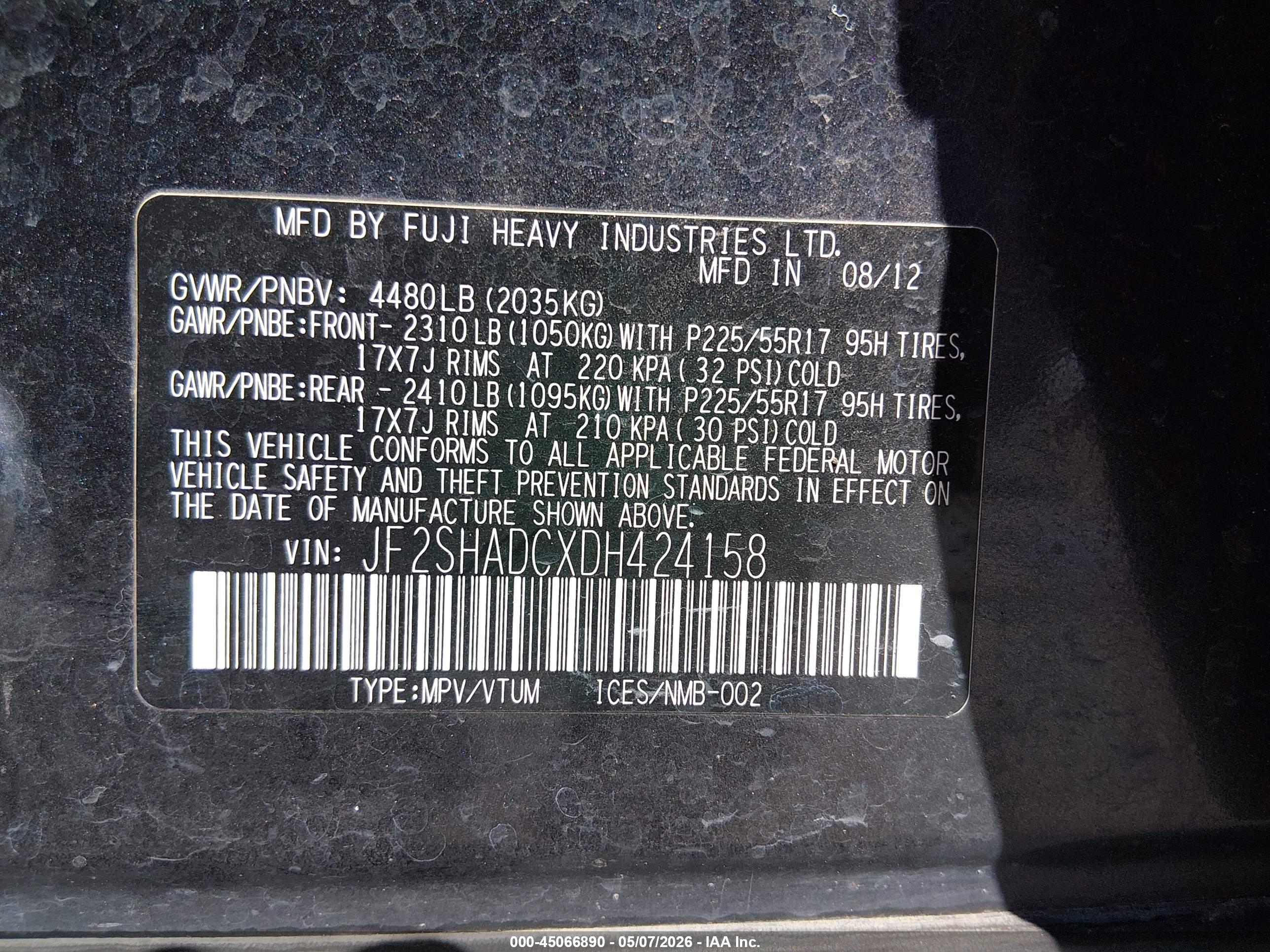 SUBARU FORESTER image 9