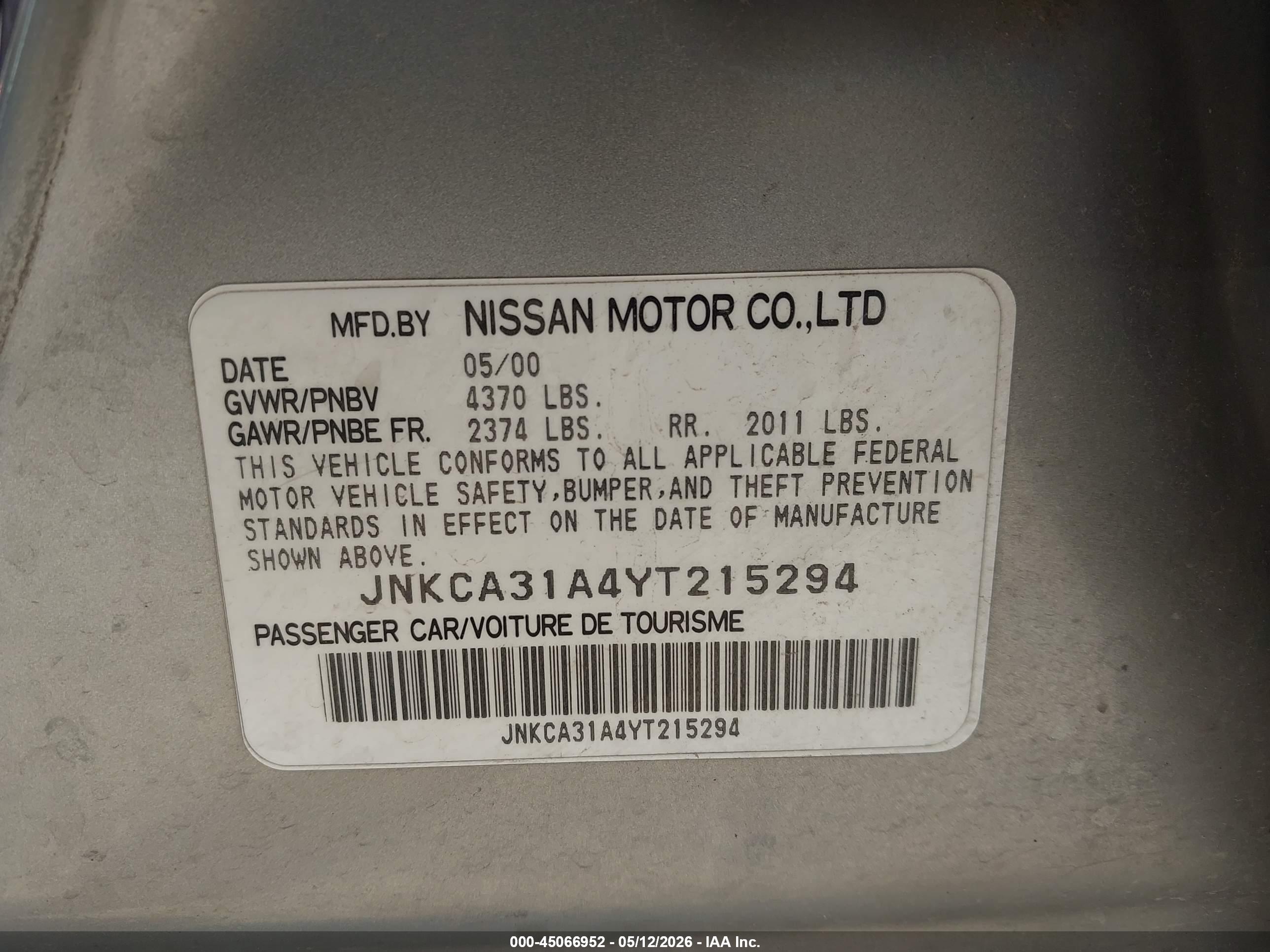 INFINITI I30 image 9