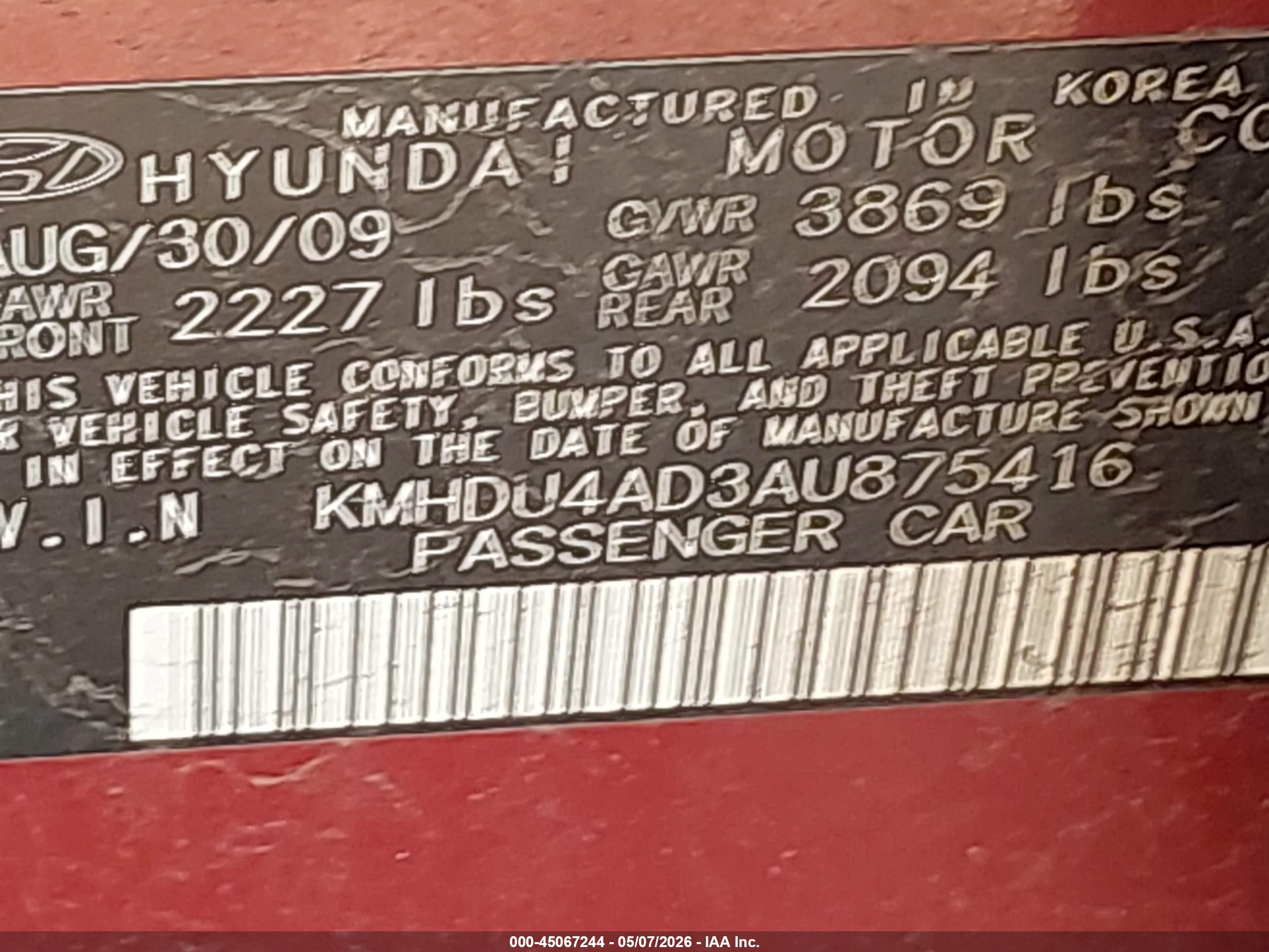 HYUNDAI ELANTRA image 9