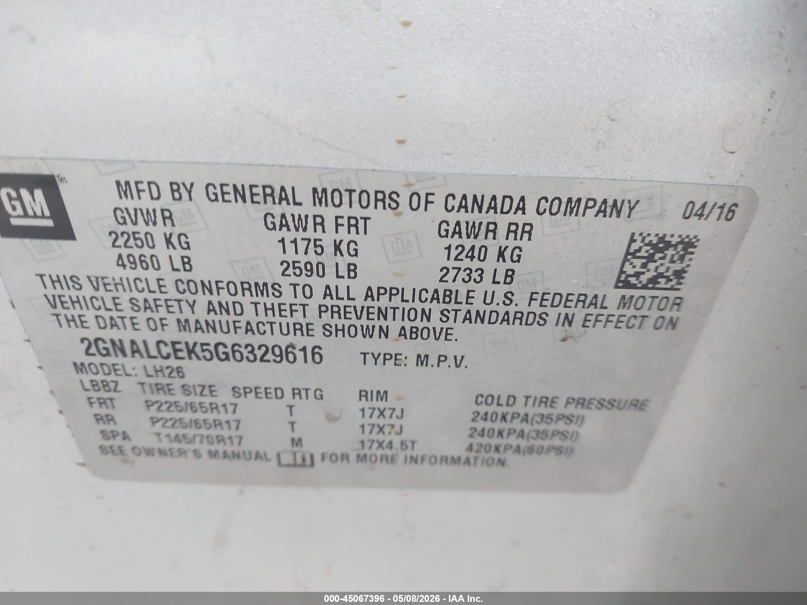 CHEVROLET EQUINOX image 9
