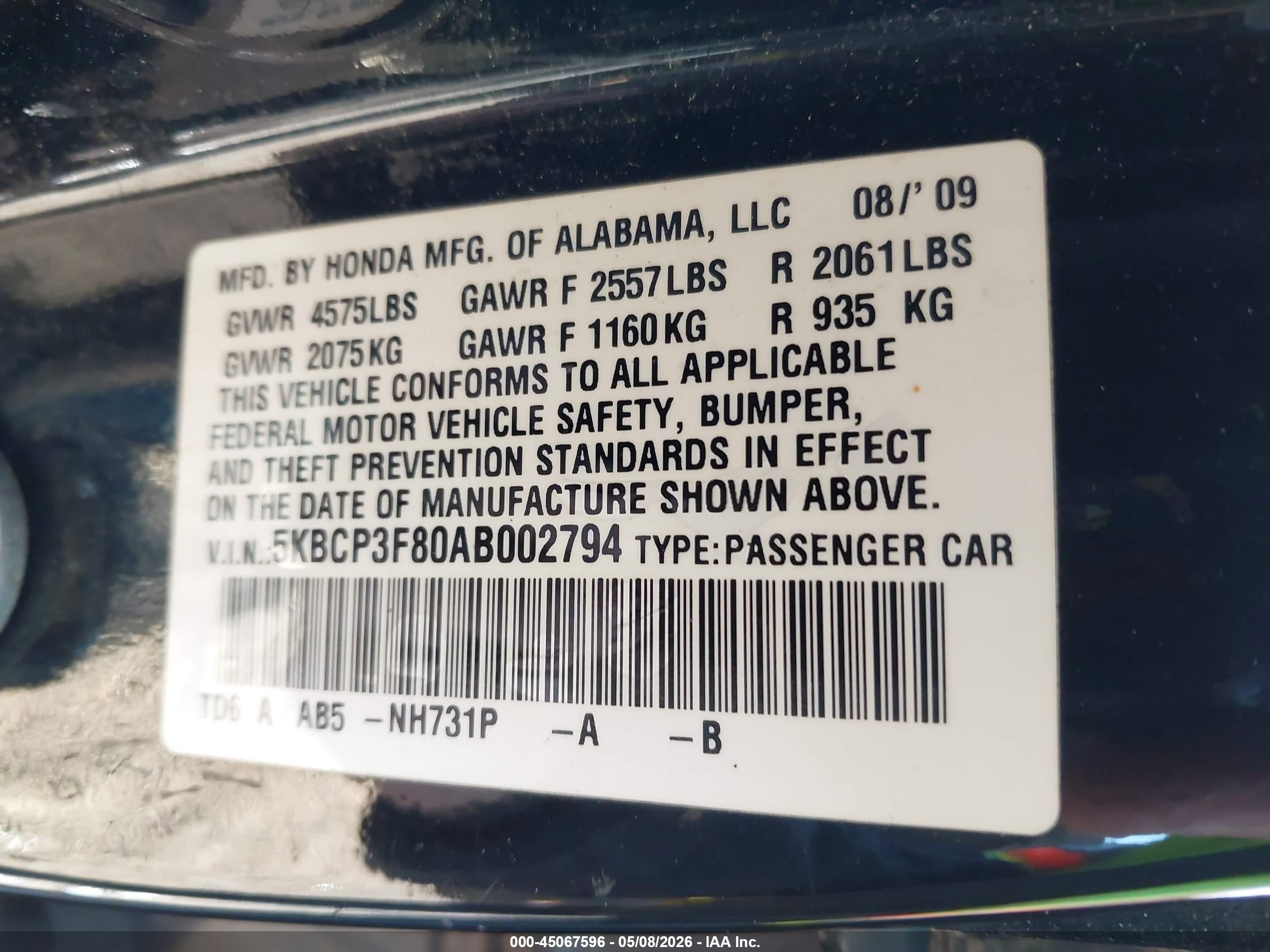 HONDA ACCORD image 9