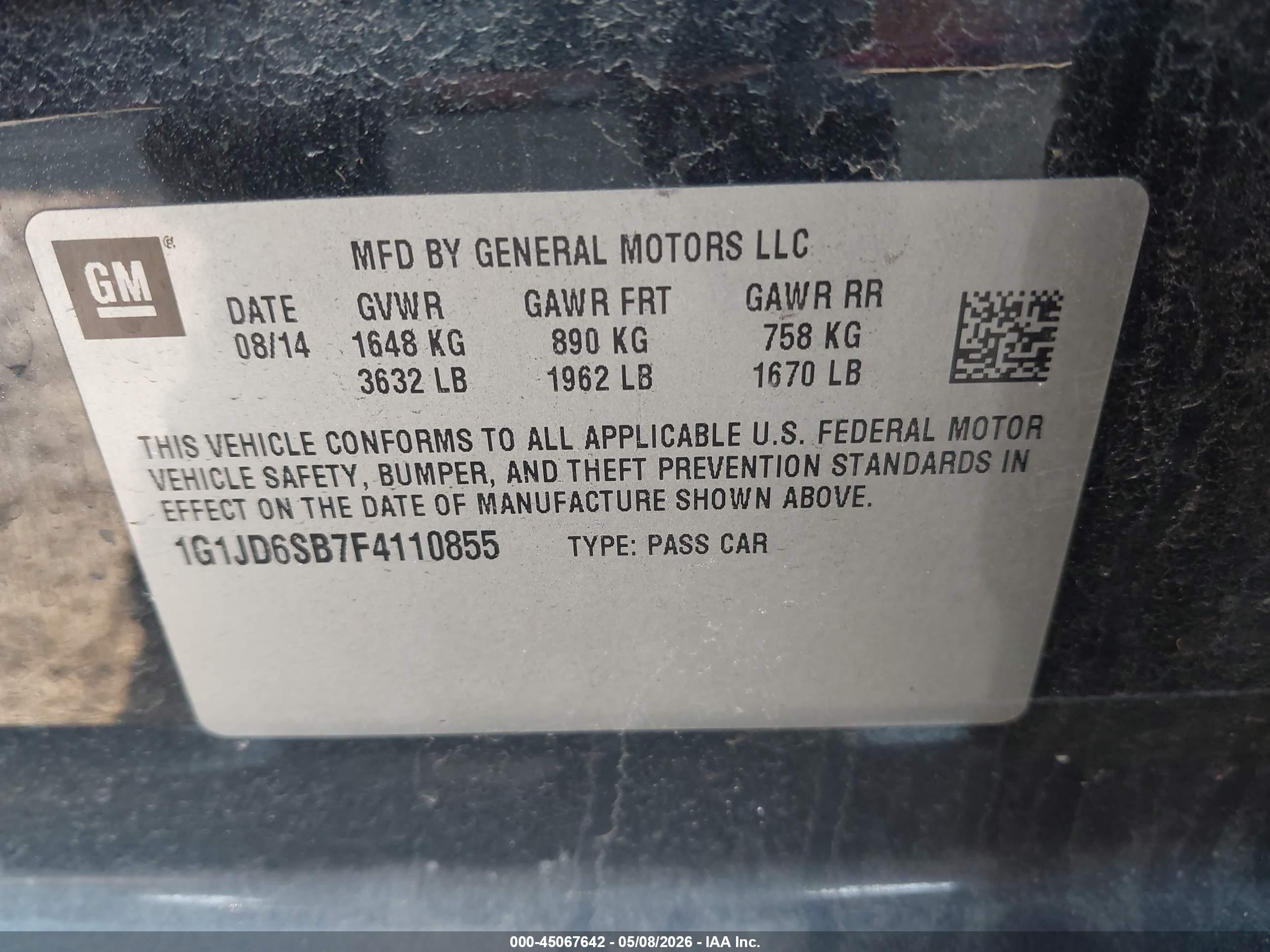 CHEVROLET SONIC image 9