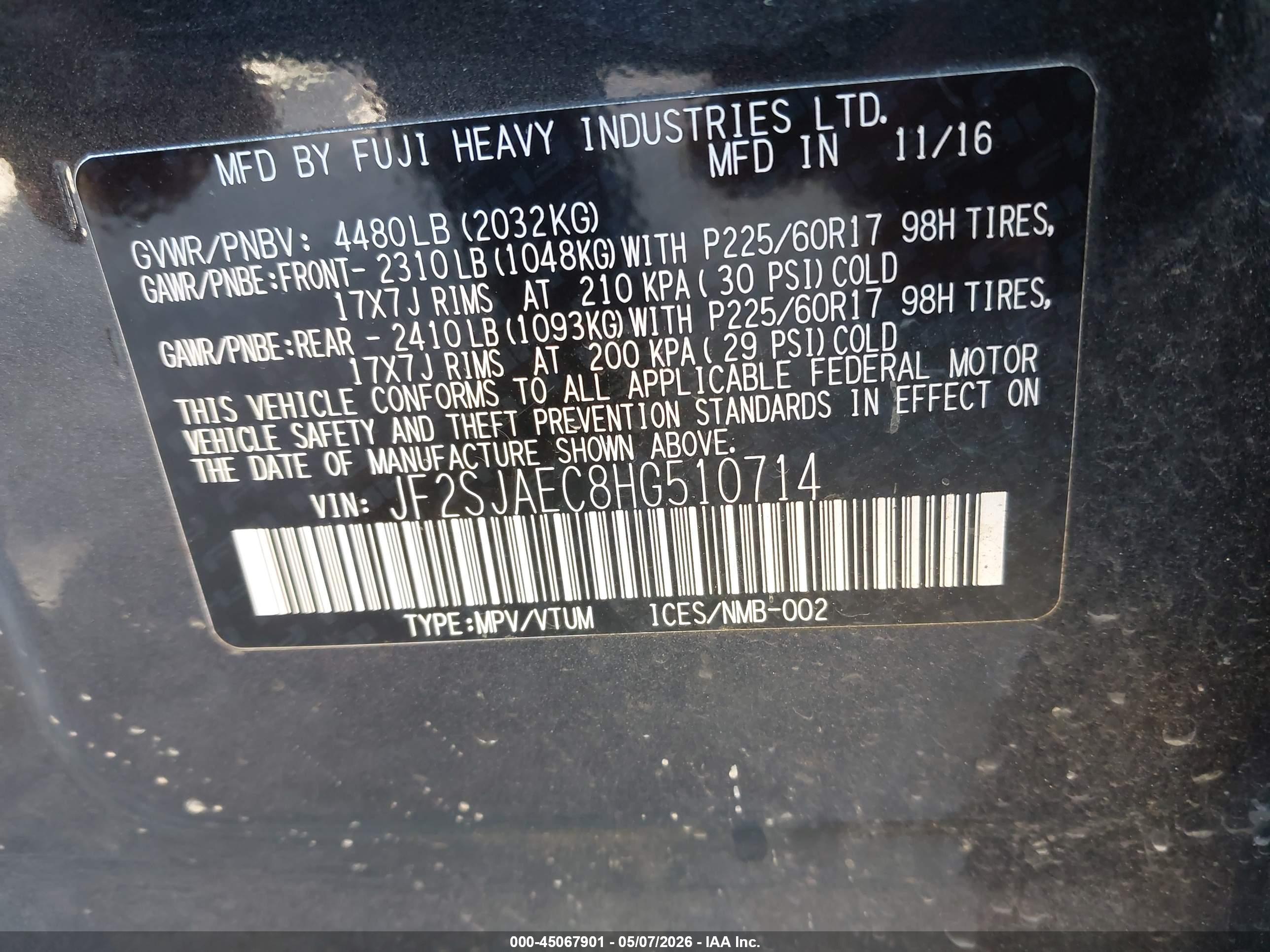 SUBARU FORESTER image 9
