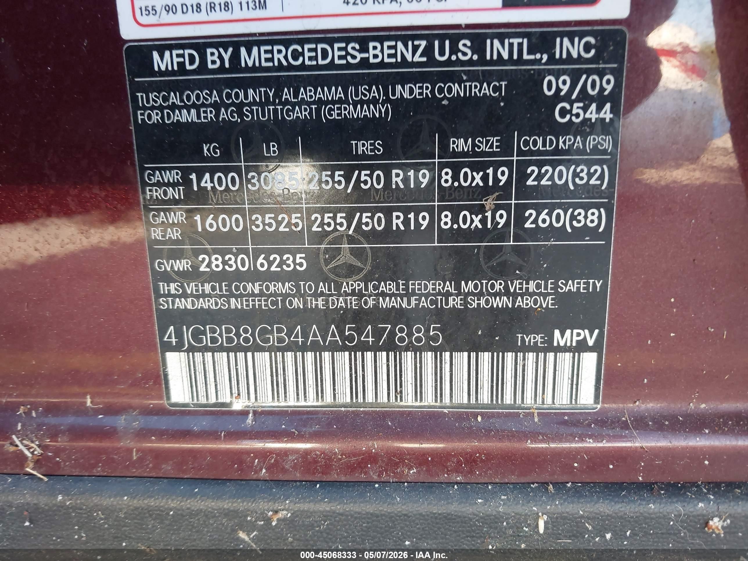 MERCEDES-BENZ ML image 9