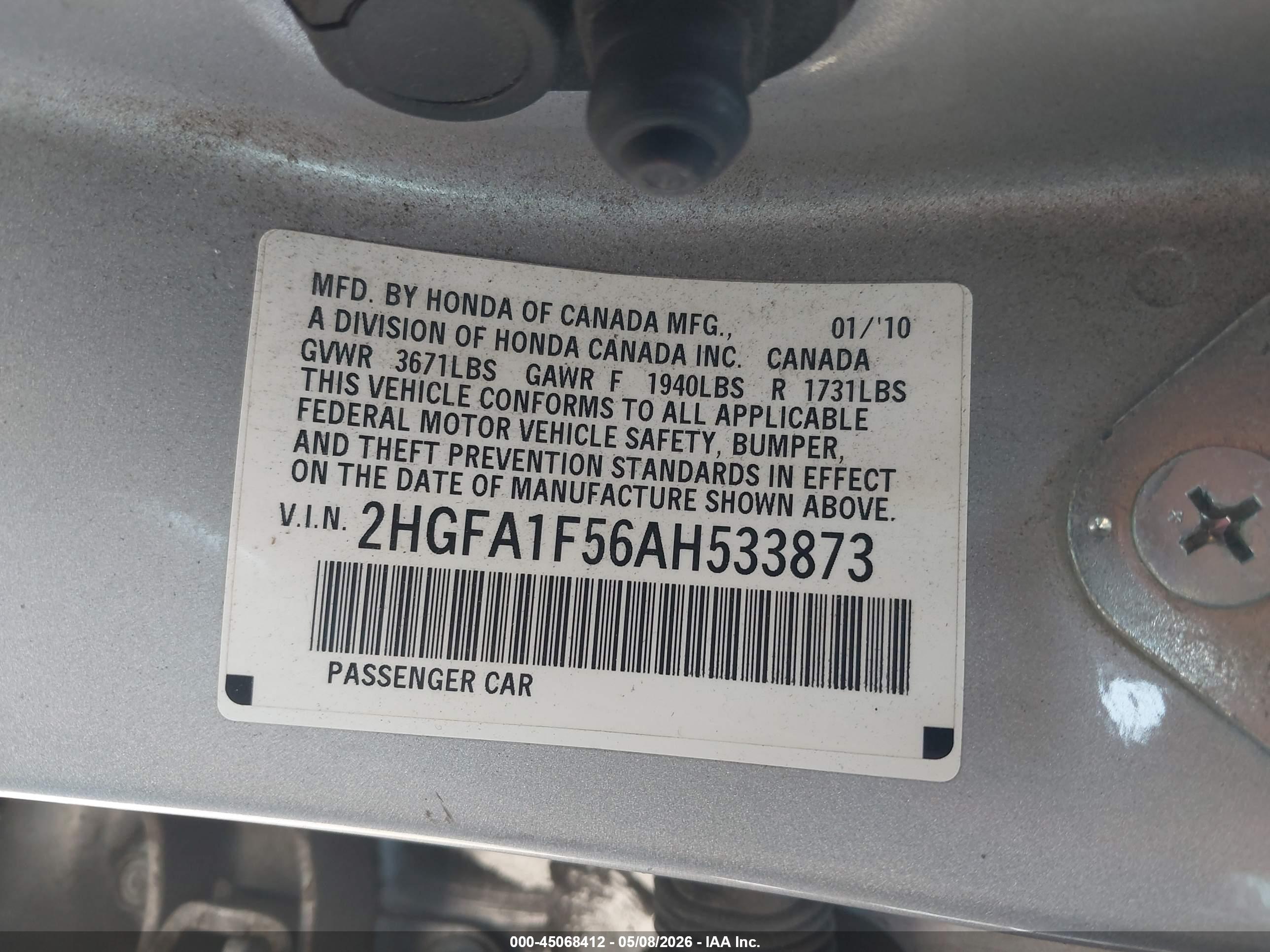 HONDA CIVIC image 9