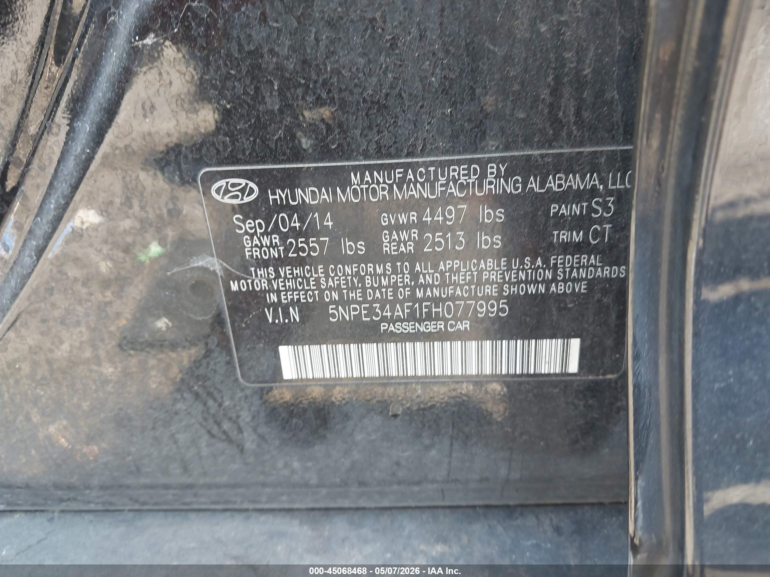 HYUNDAI SONATA image 9