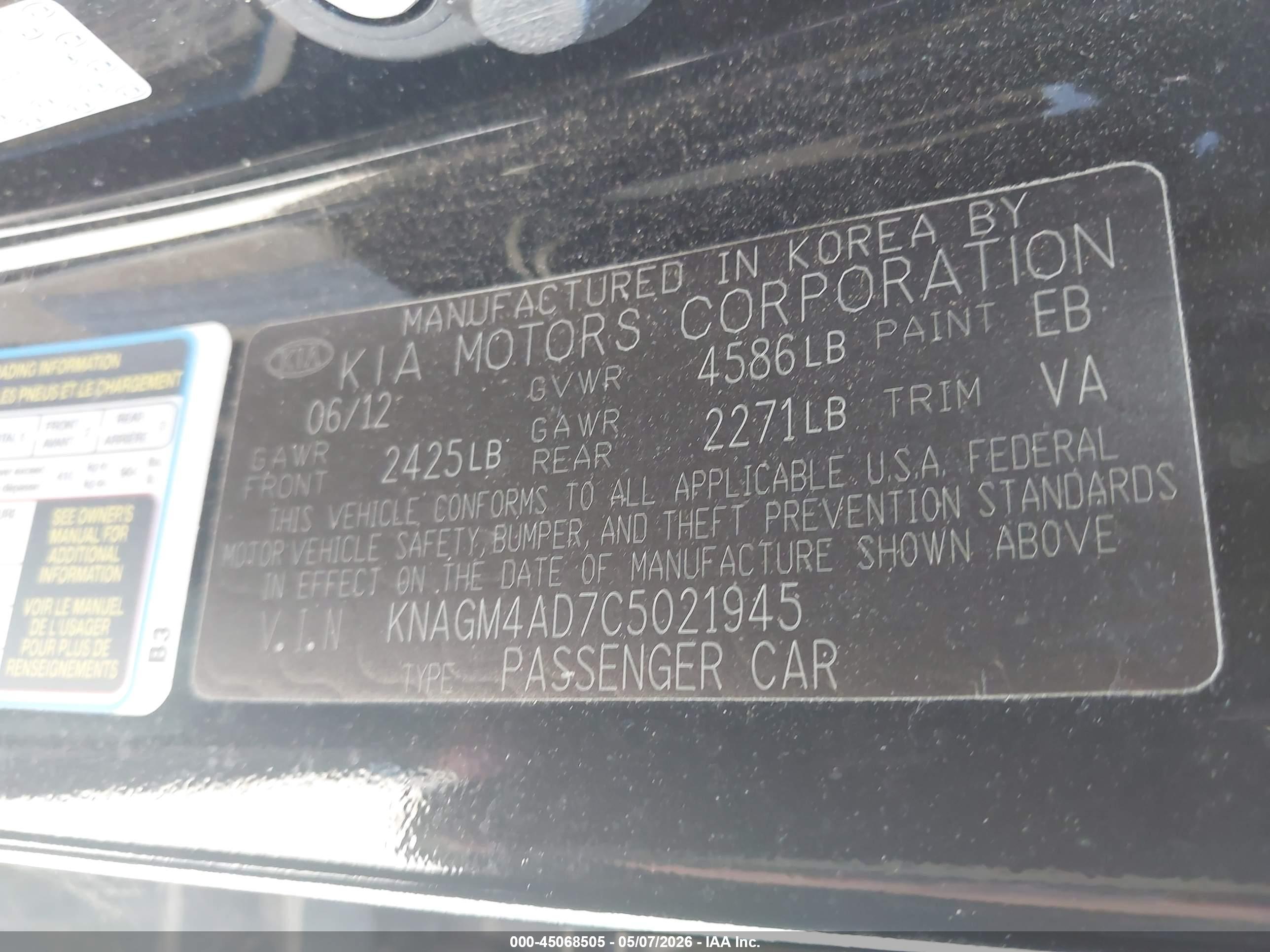 KIA OPTIMA image 9