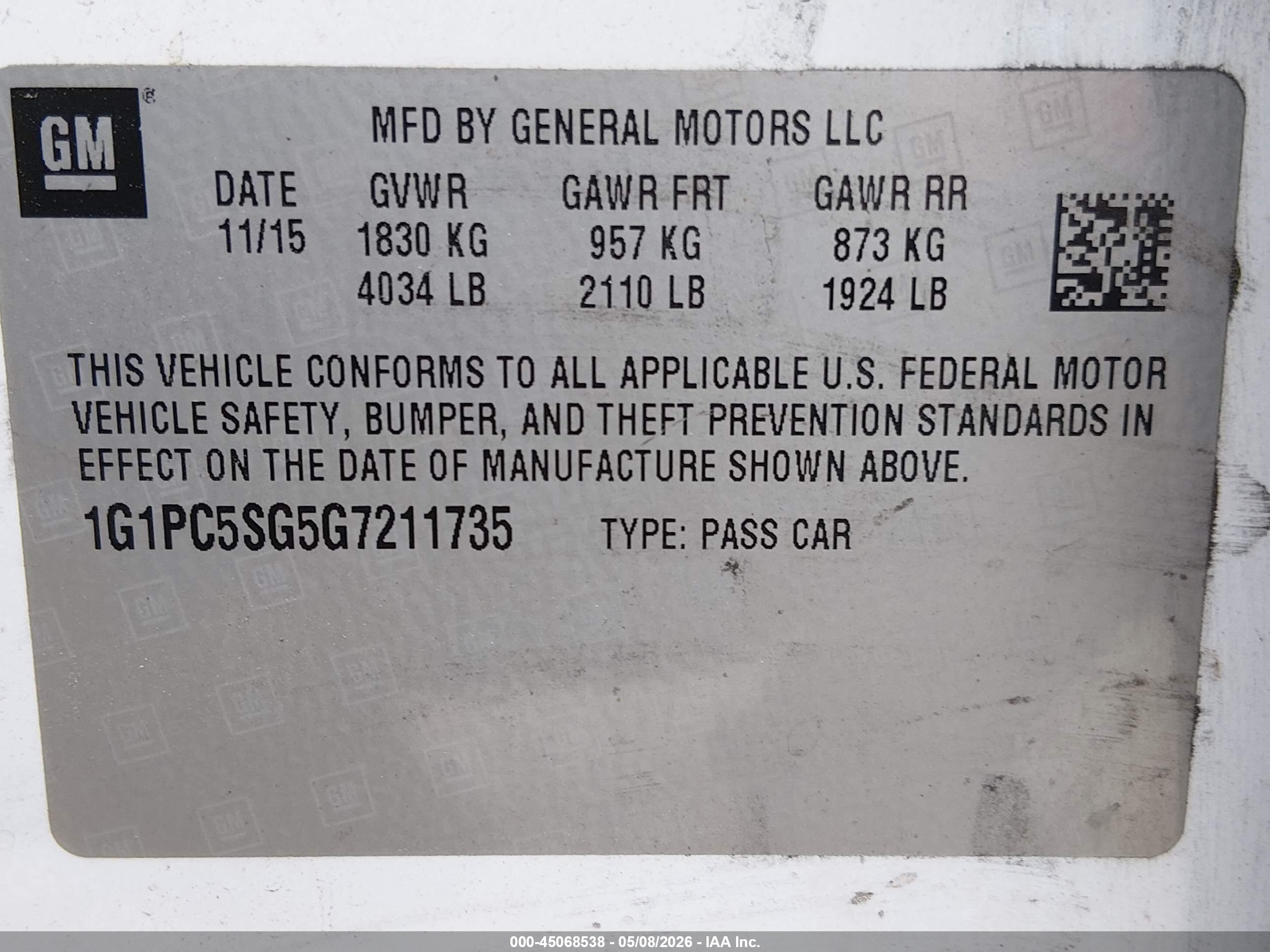 CHEVROLET CRUZE image 9