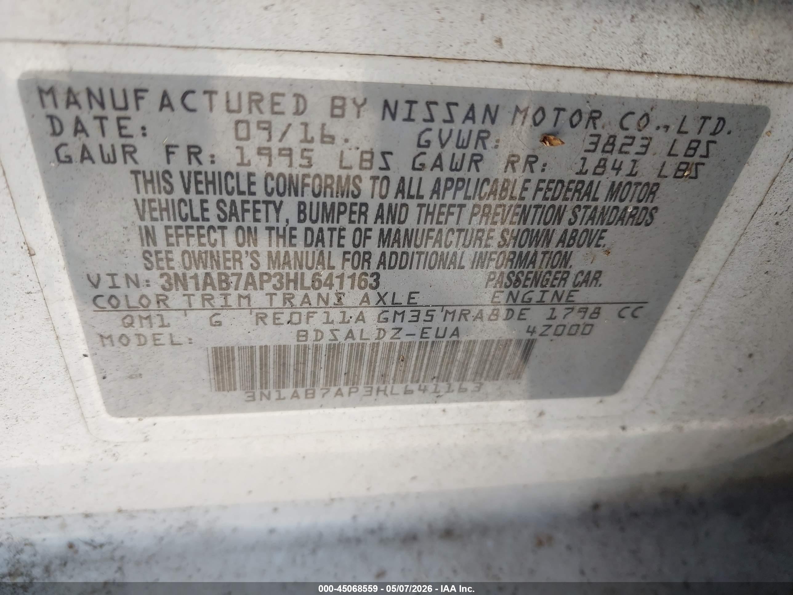 NISSAN SENTRA image 9