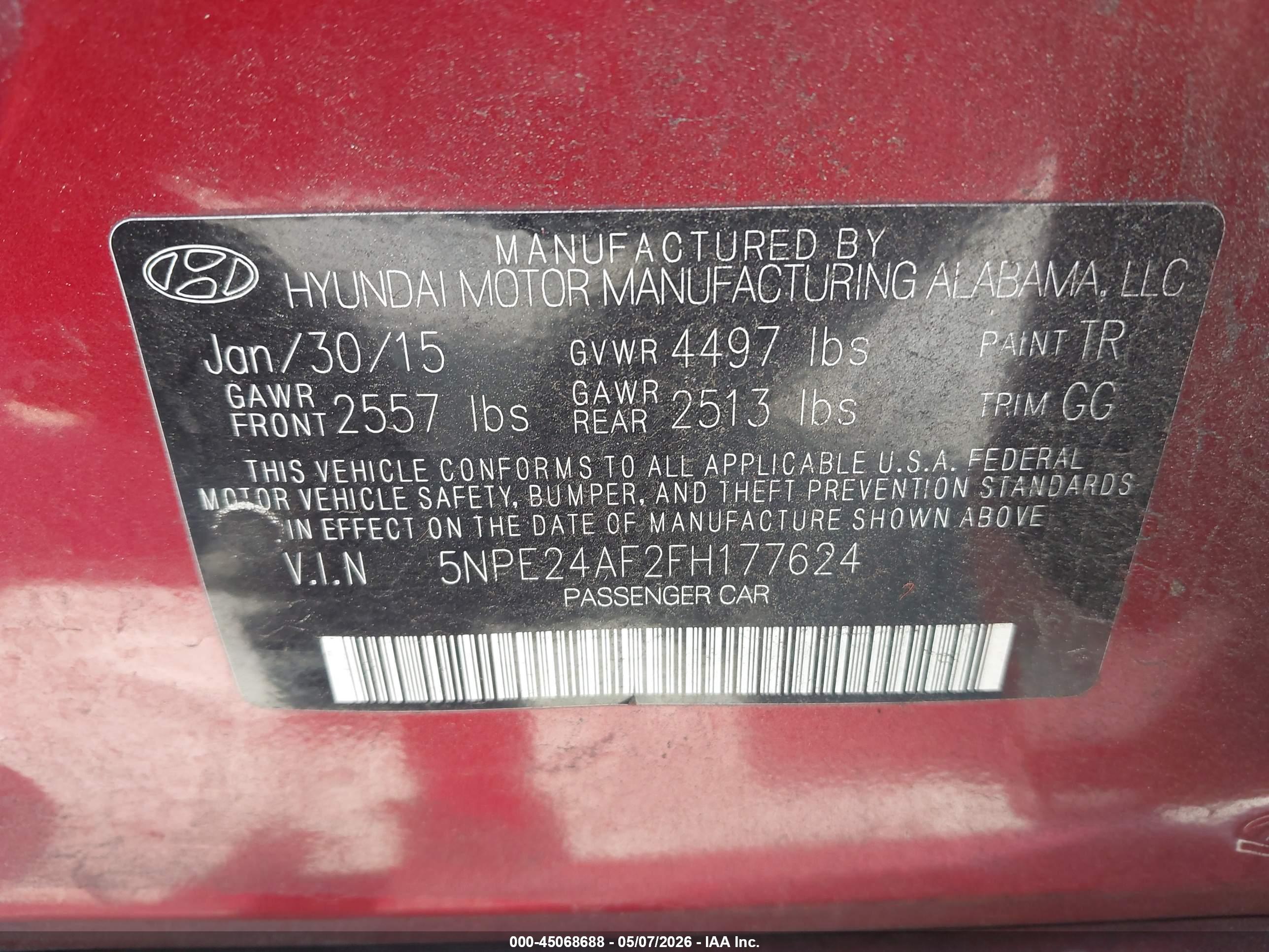 HYUNDAI SONATA image 9