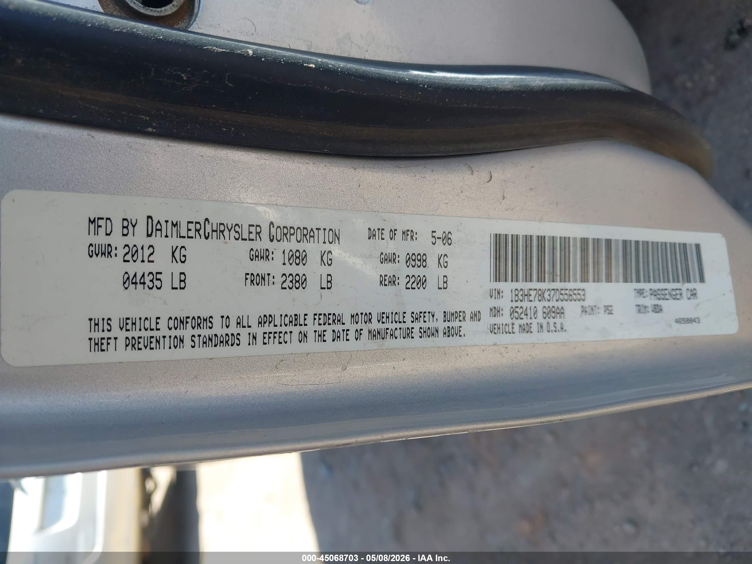 DODGE CALIBER image 9