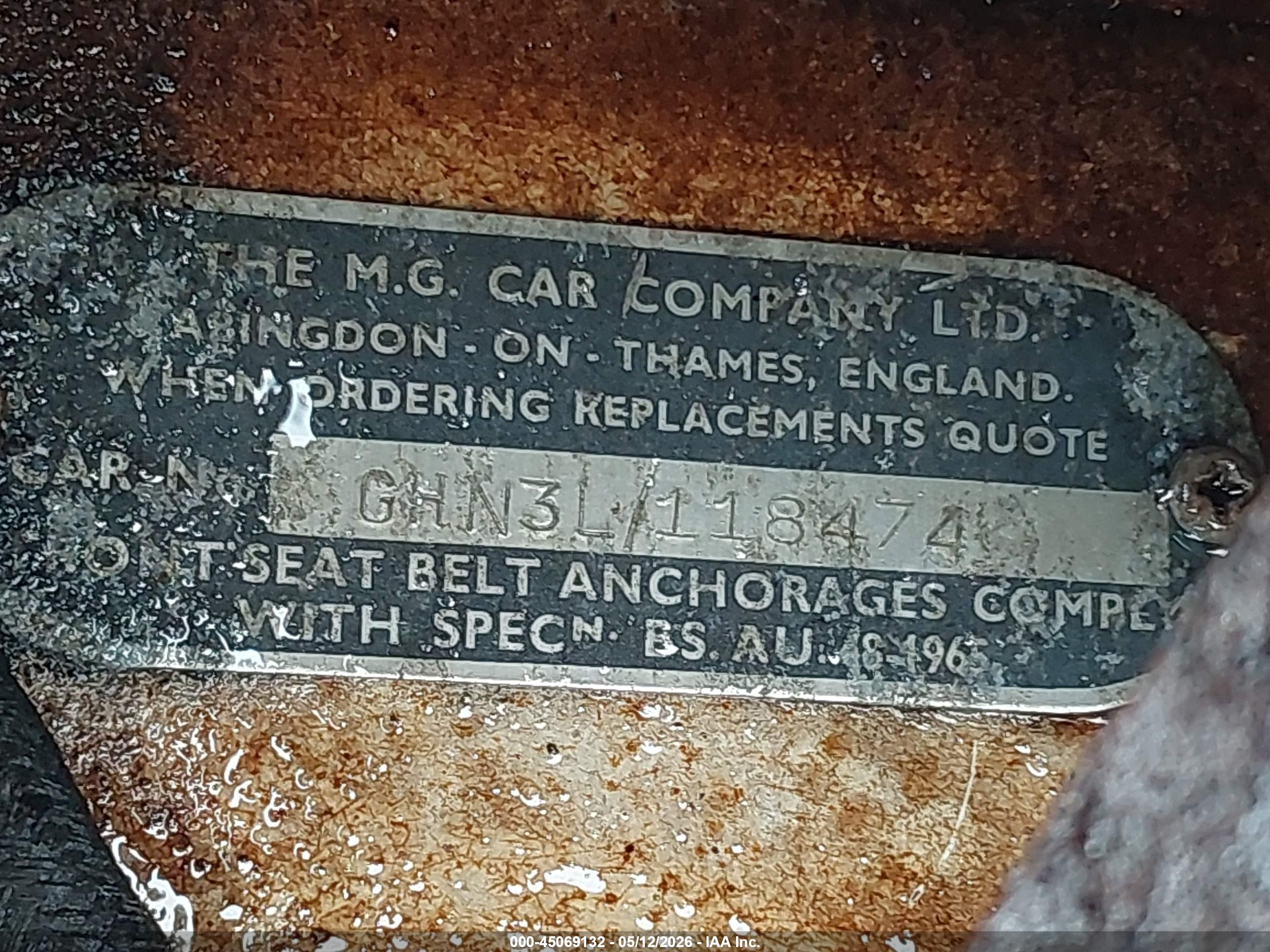 MG B image 9