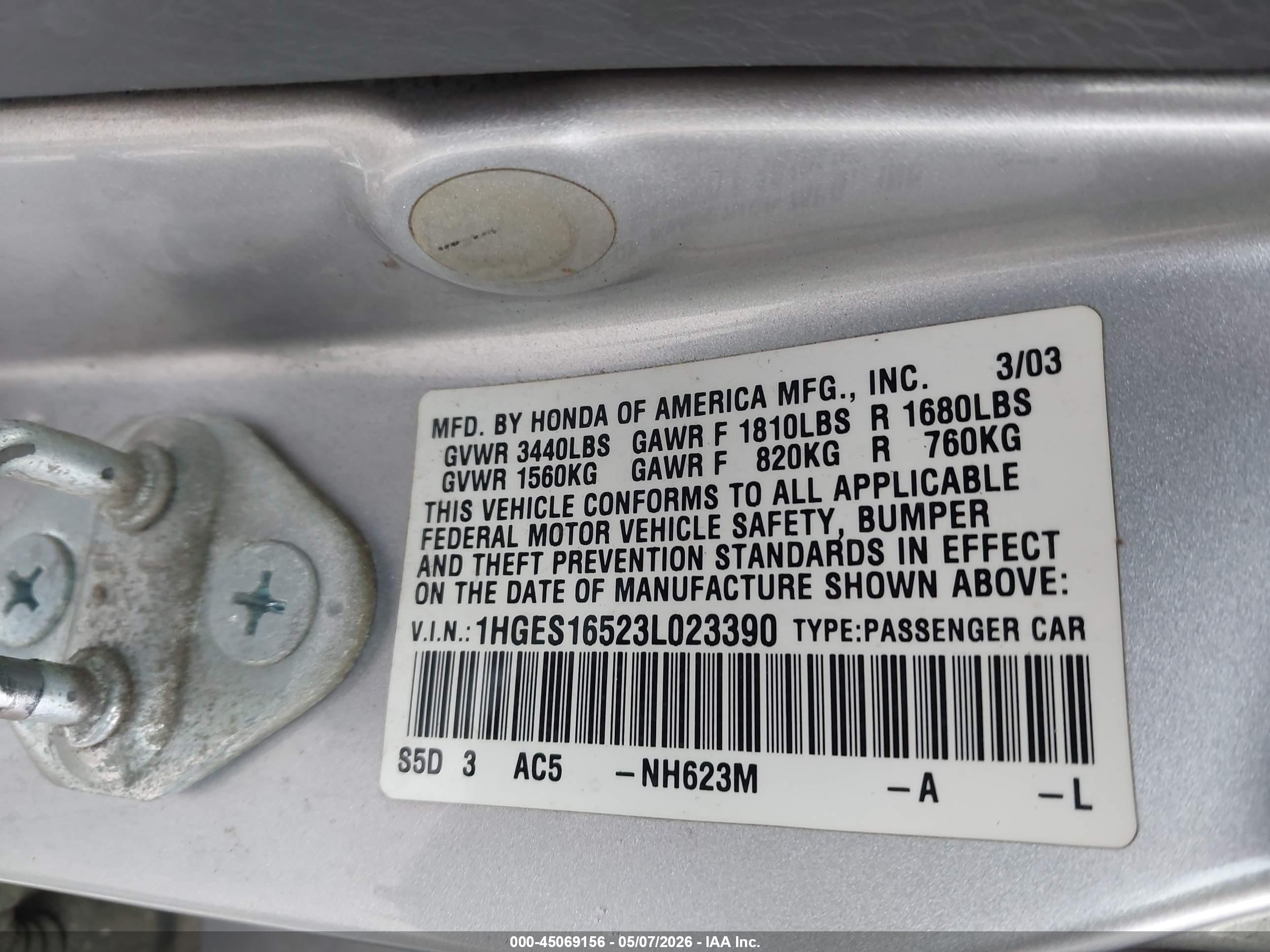 HONDA CIVIC image 9