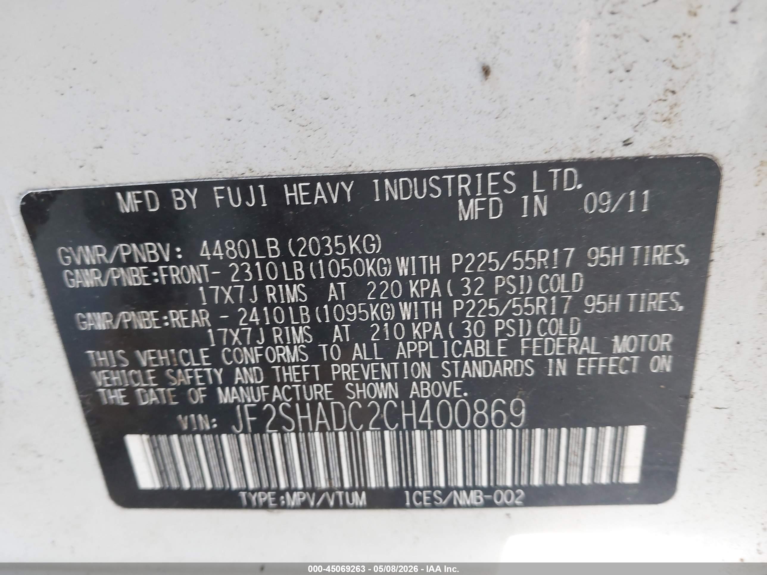 SUBARU FORESTER image 9