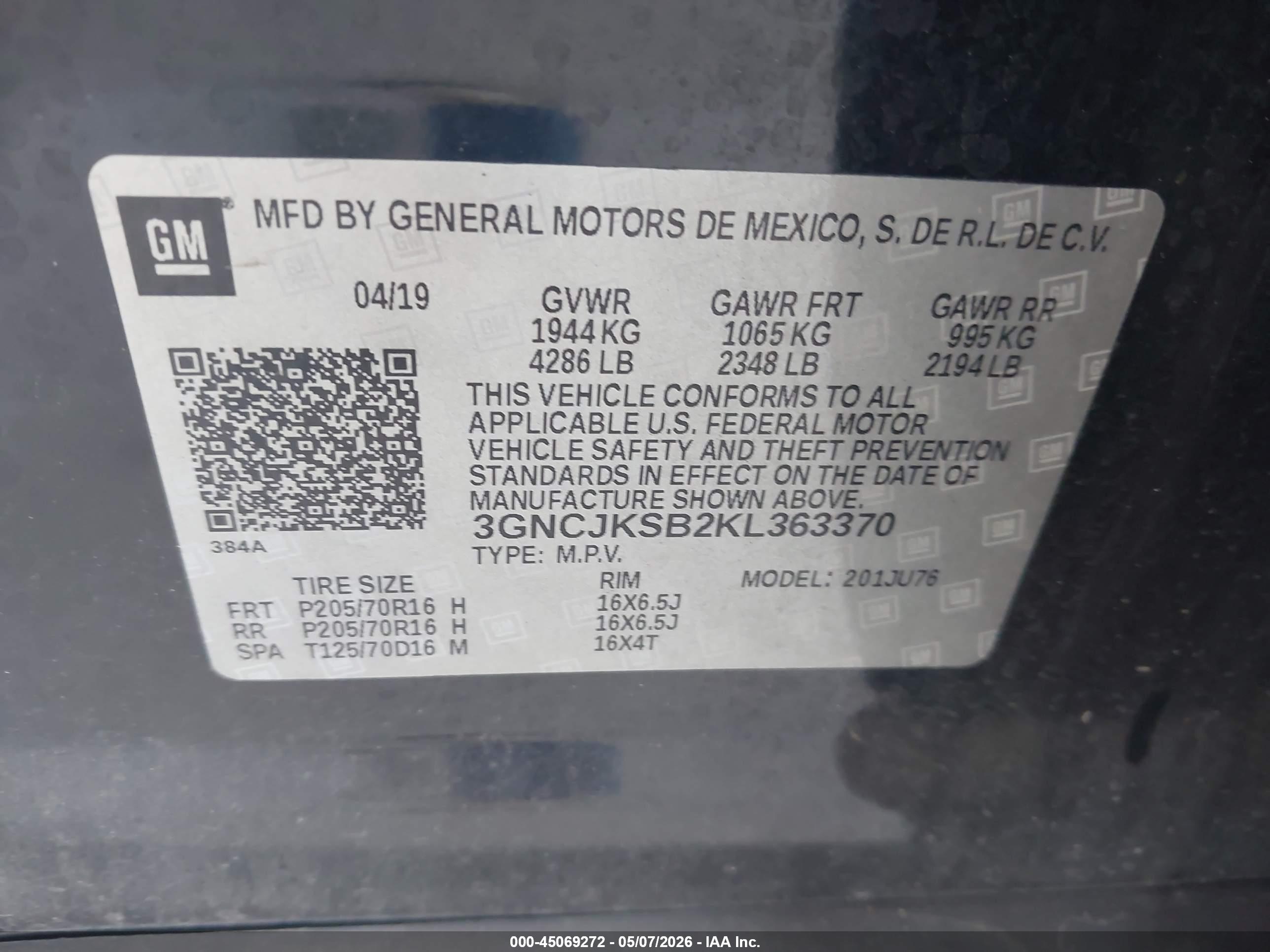 CHEVROLET TRAX image 9