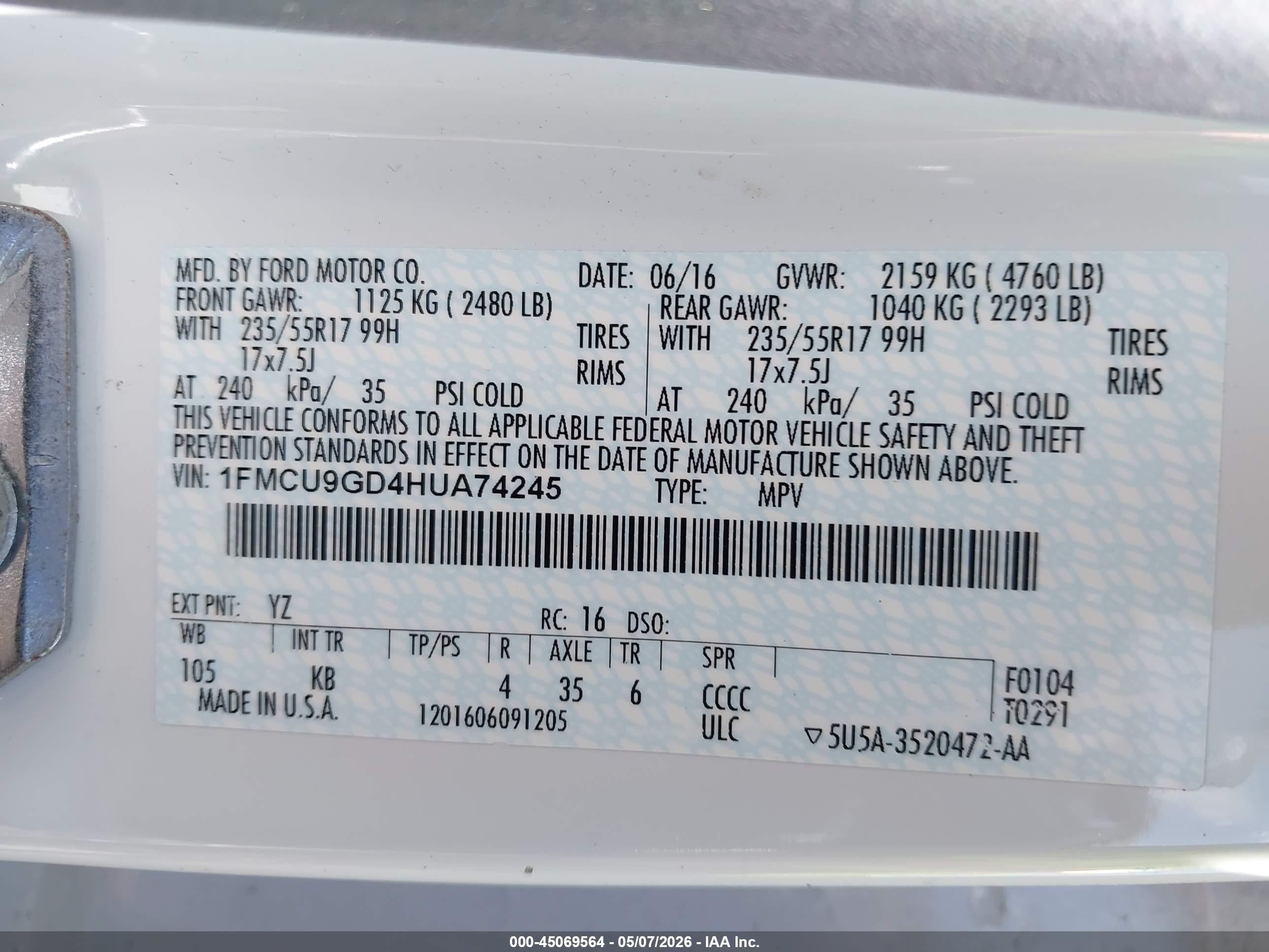 FORD ESCAPE image 9