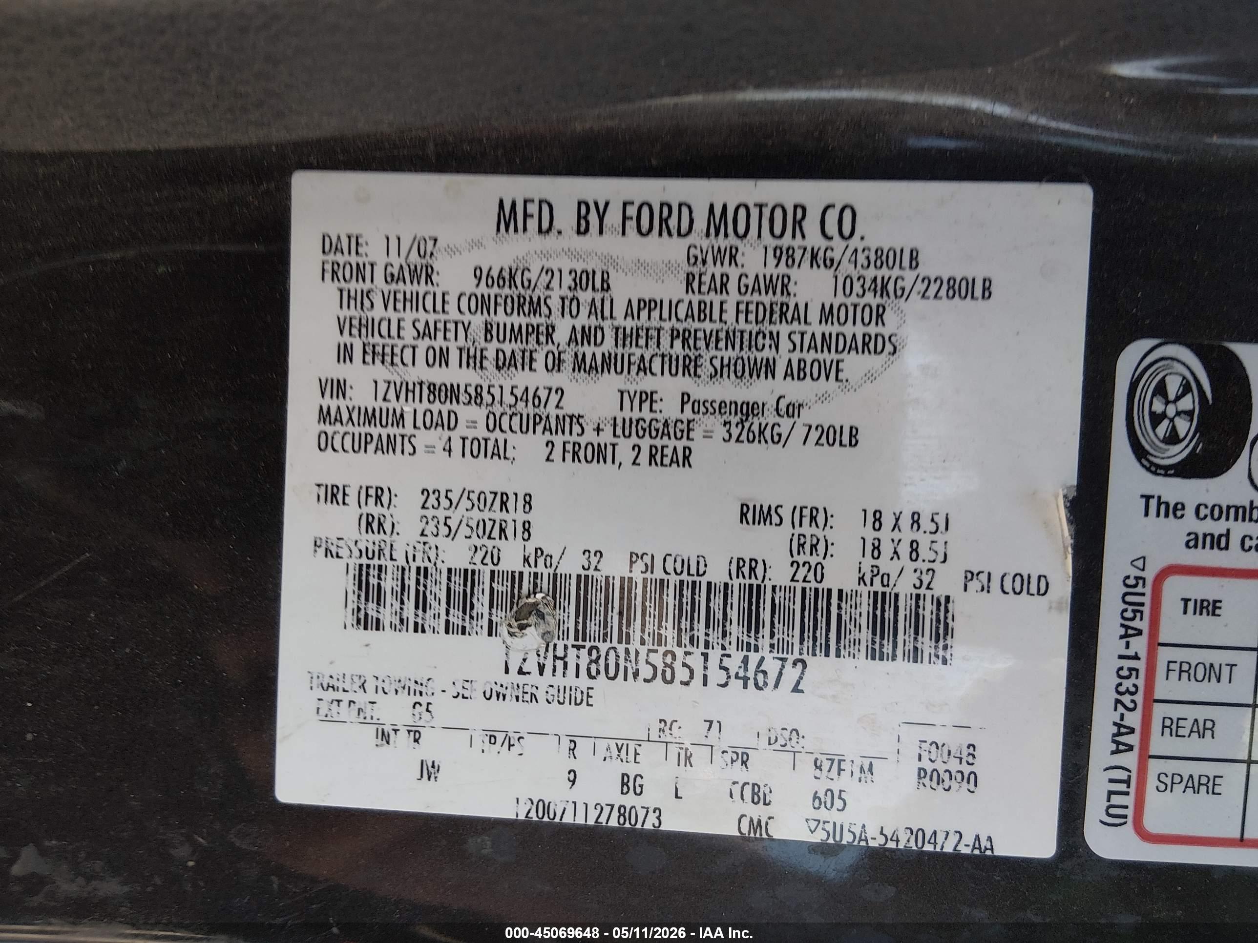 FORD MUSTANG image 9