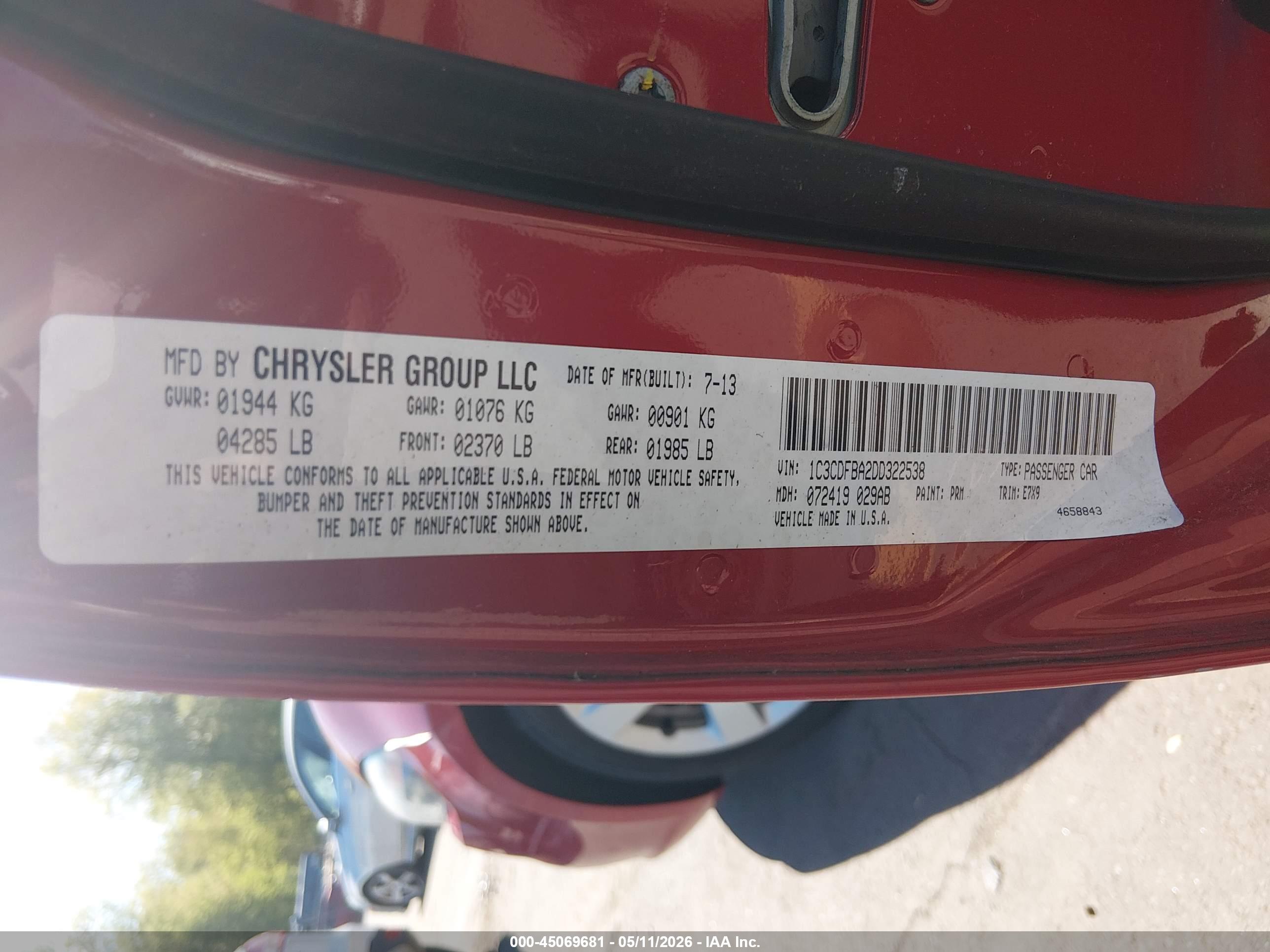 DODGE DART image 9