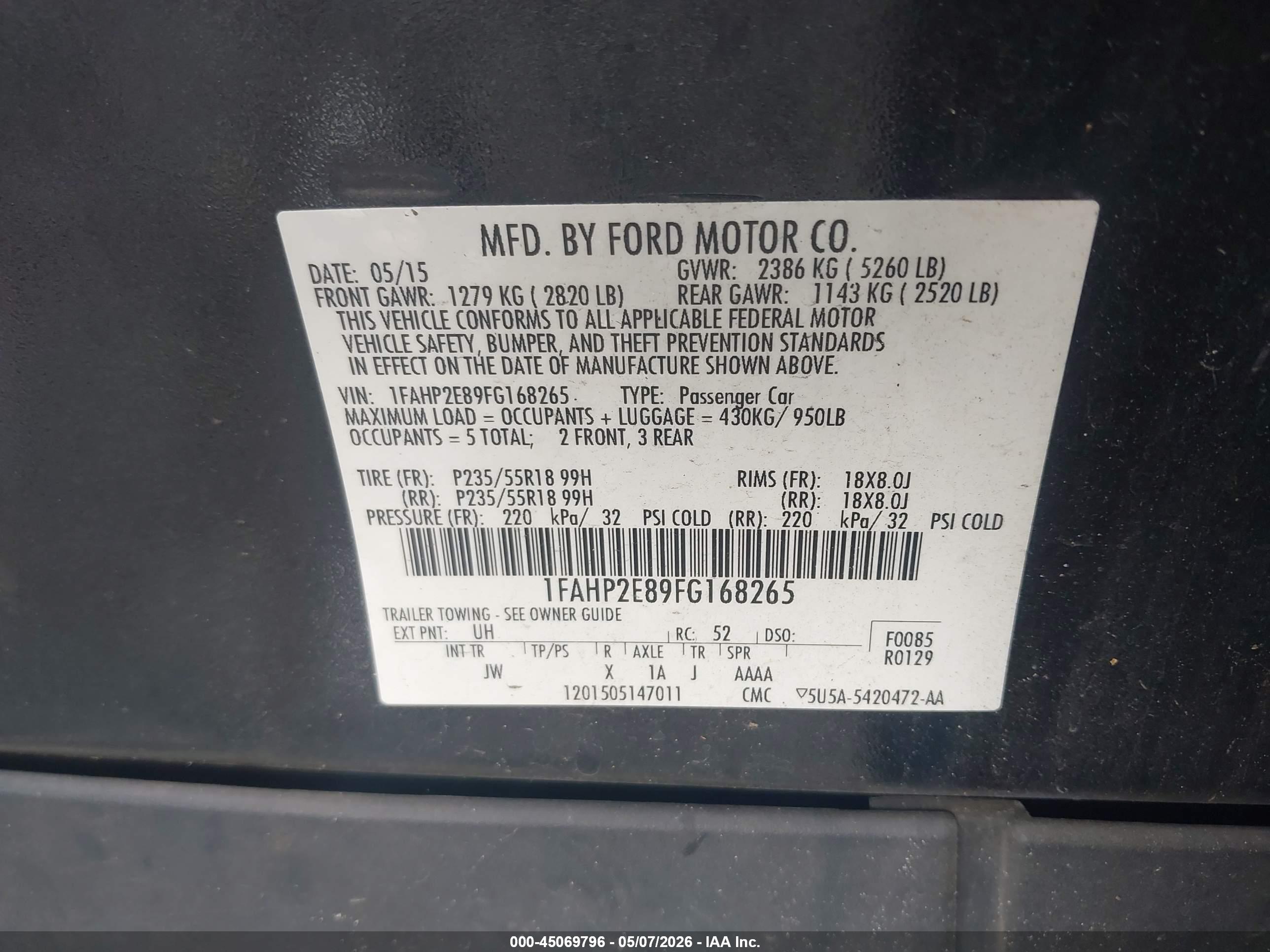 FORD TAURUS image 9