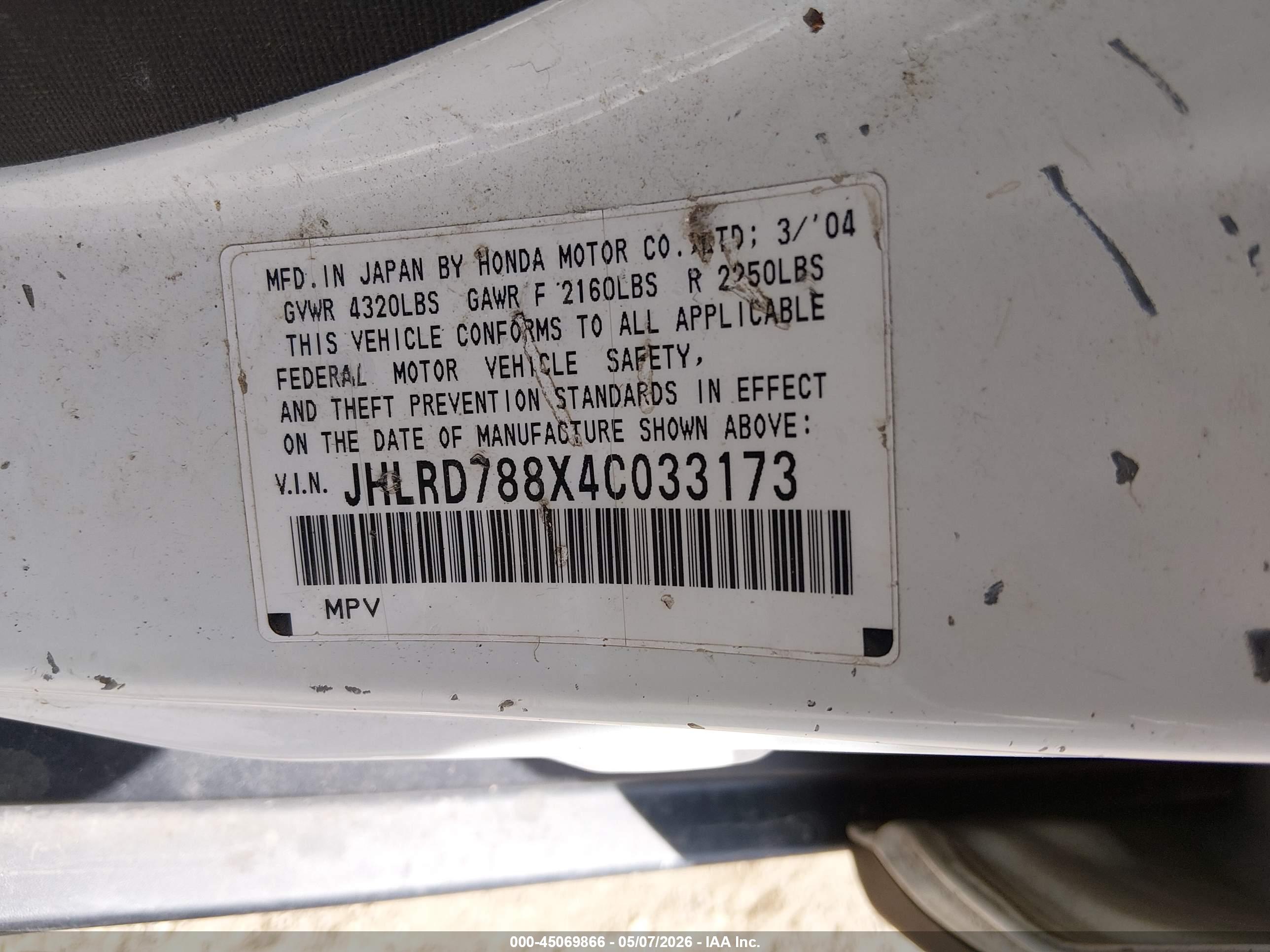 HONDA CR-V image 9