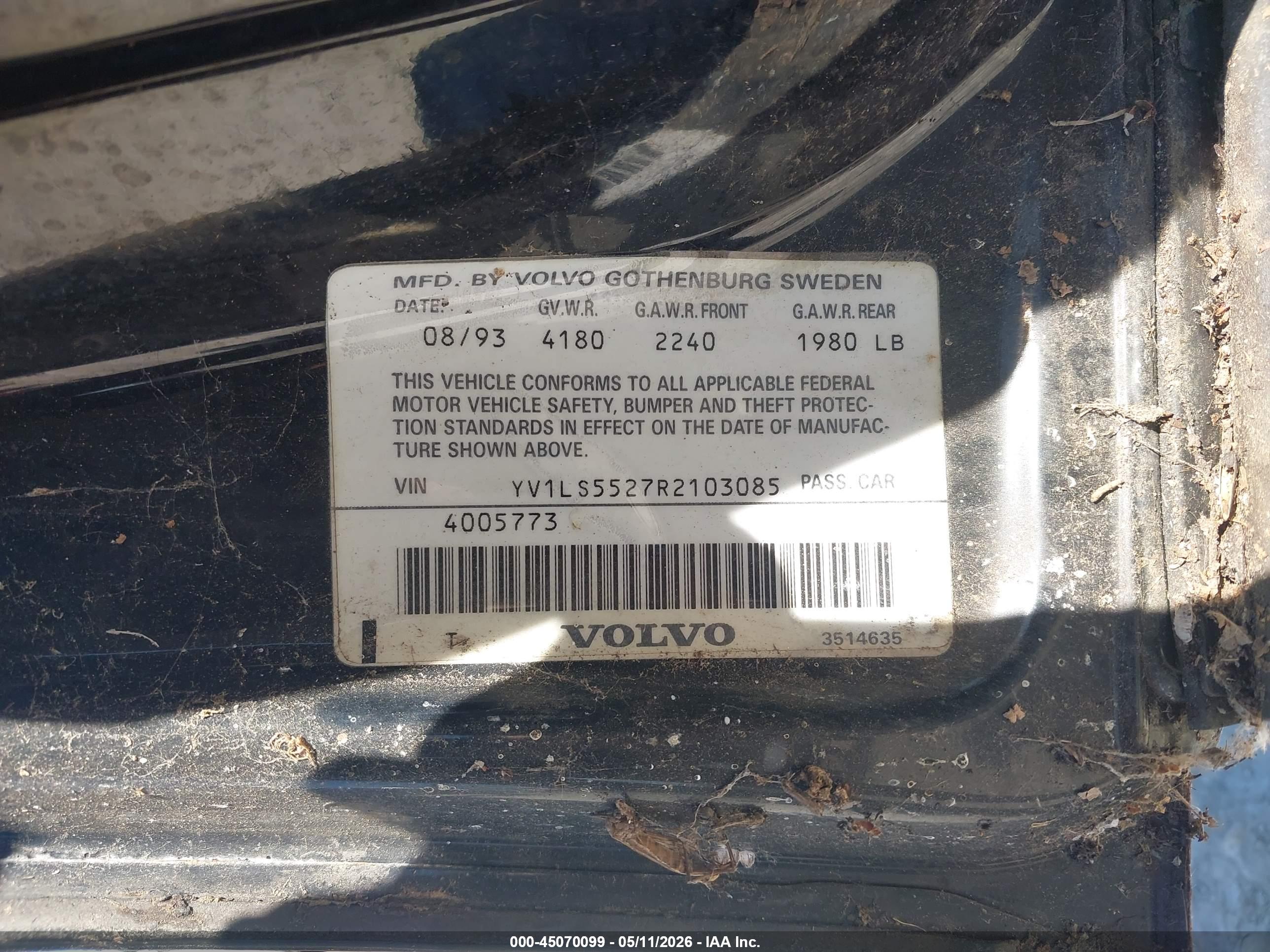 VOLVO 850 image 9