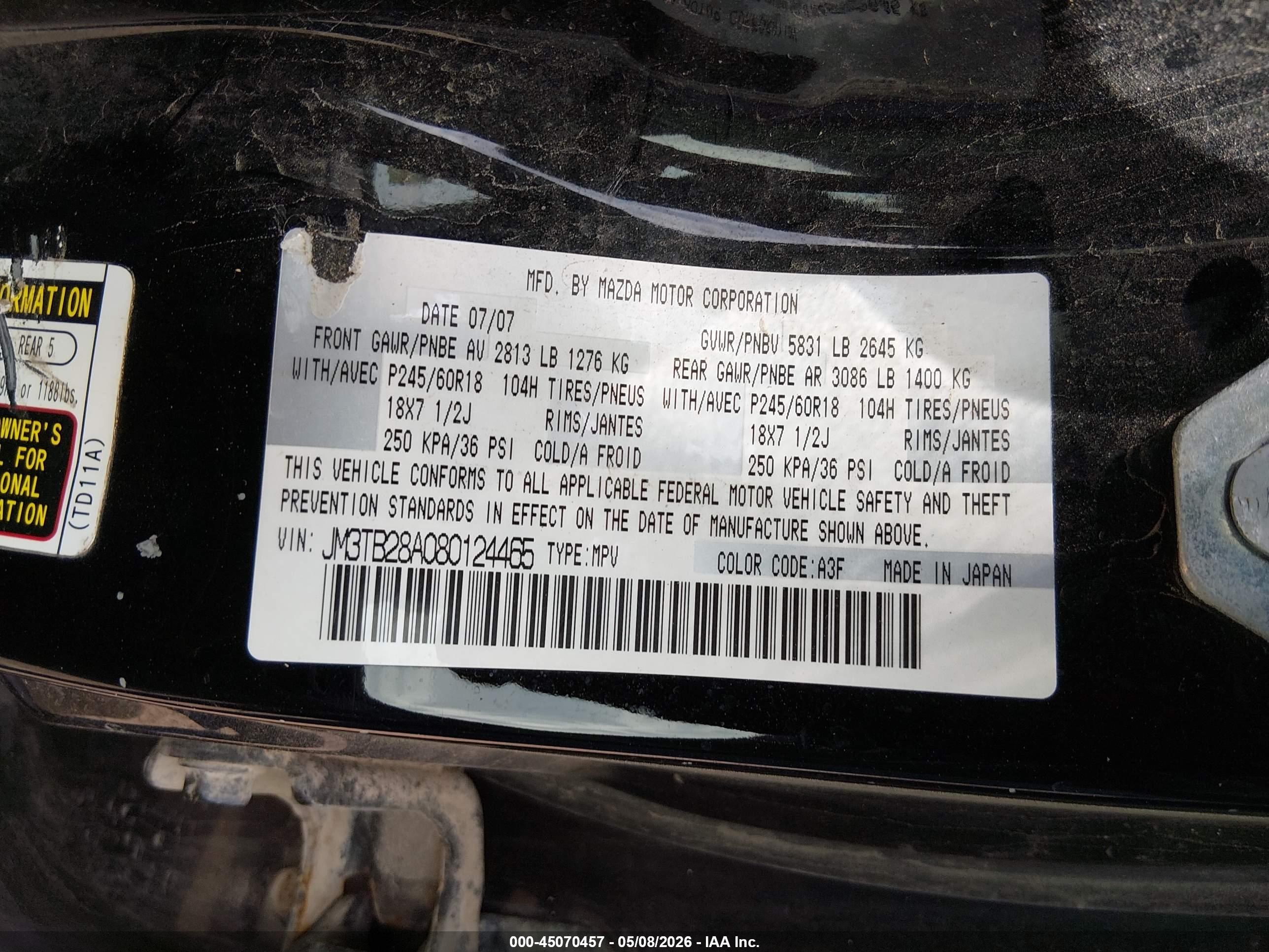 MAZDA CX-9 image 9