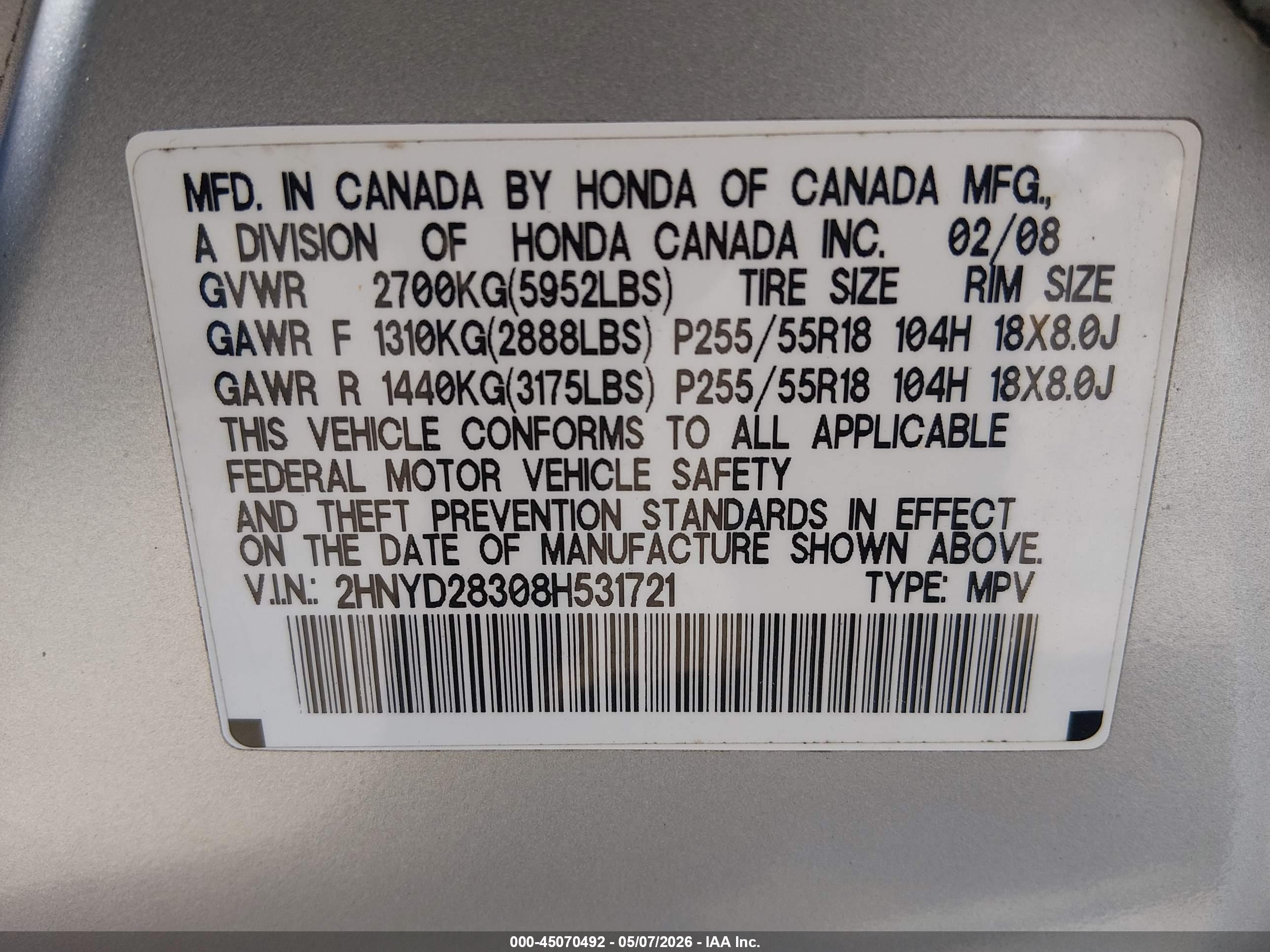 ACURA MDX image 9
