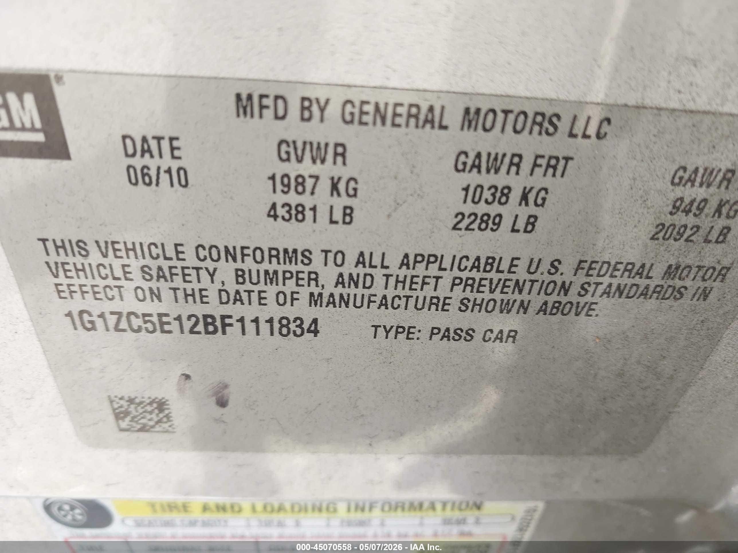 CHEVROLET MALIBU image 9