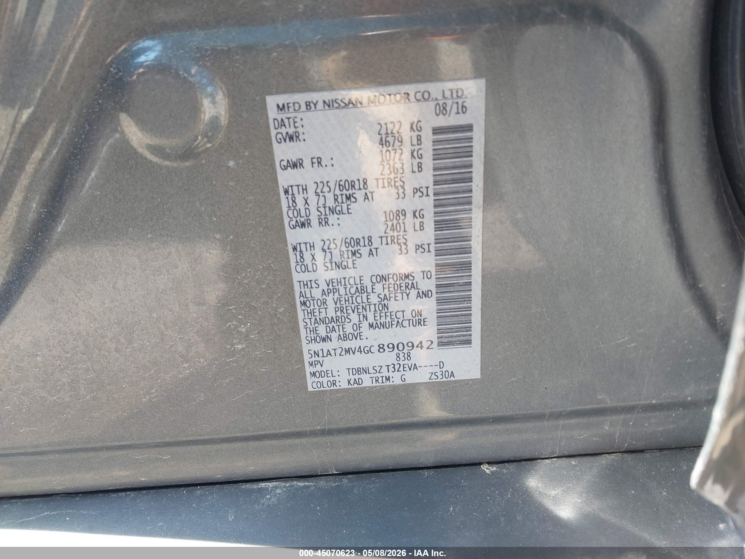 NISSAN ROGUE image 9