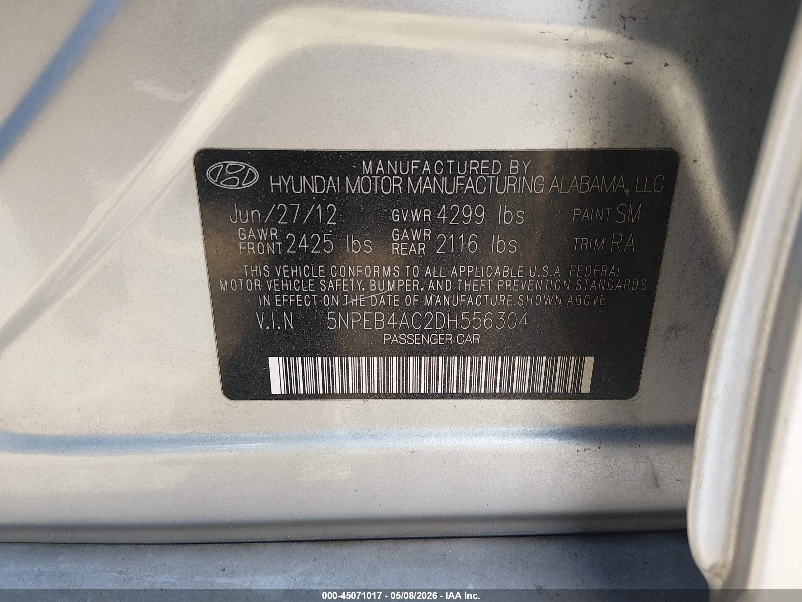 HYUNDAI SONATA image 9