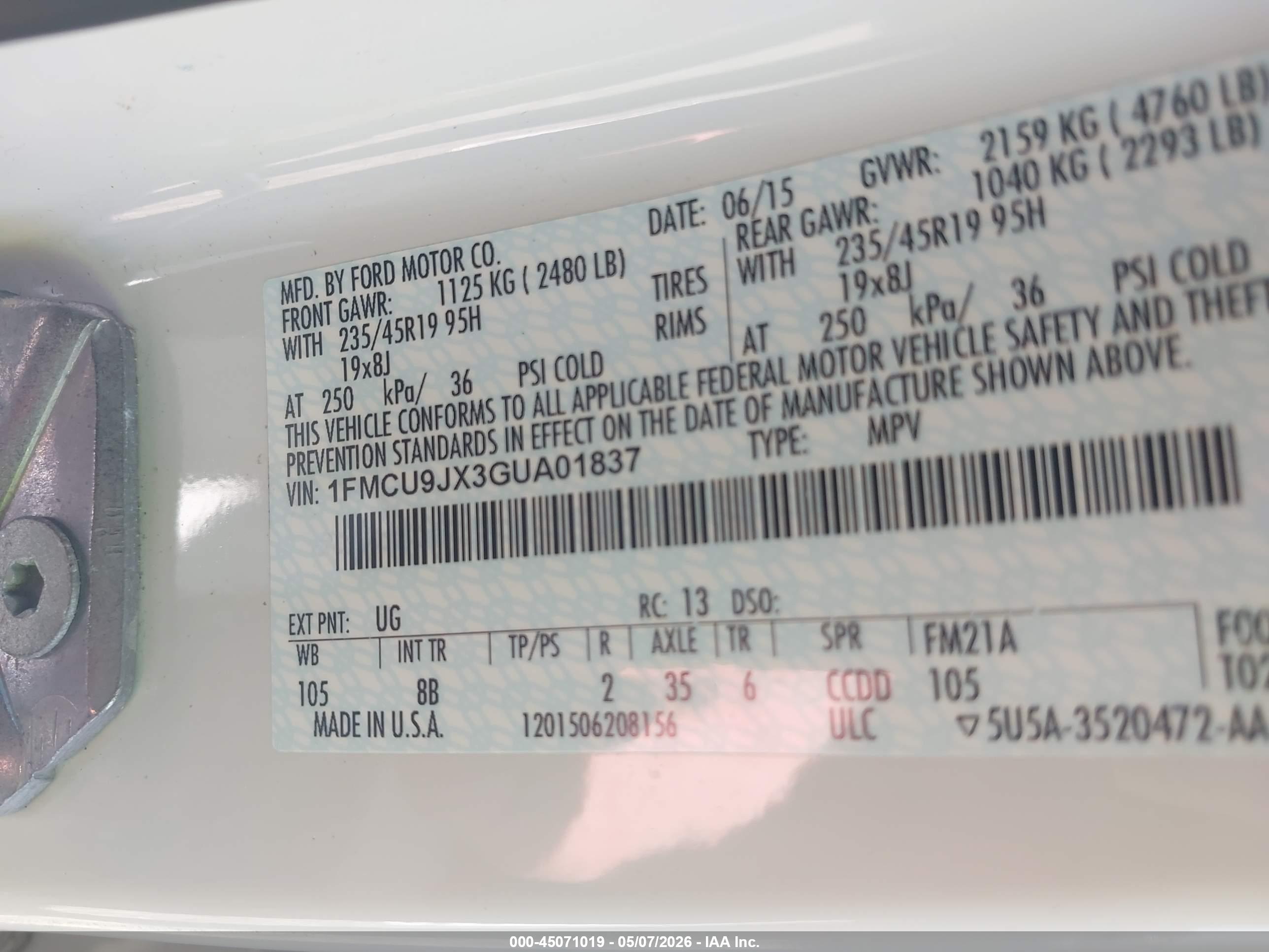 FORD ESCAPE image 9
