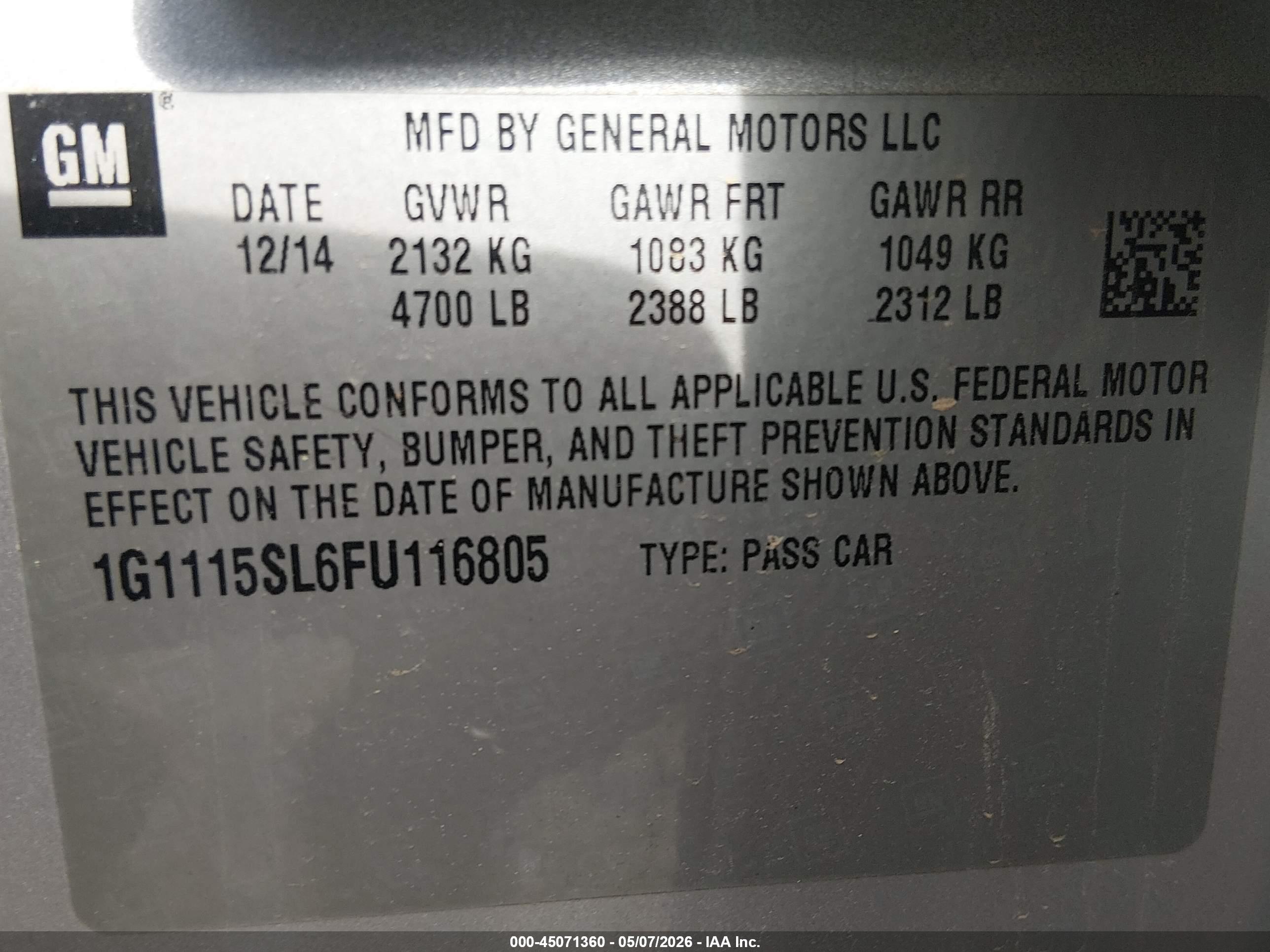 CHEVROLET IMPALA image 9