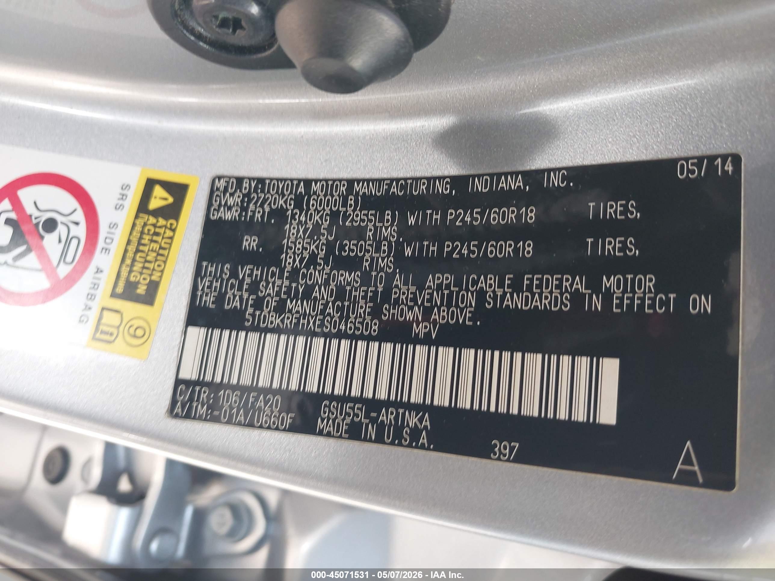 TOYOTA HIGHLANDER image 9